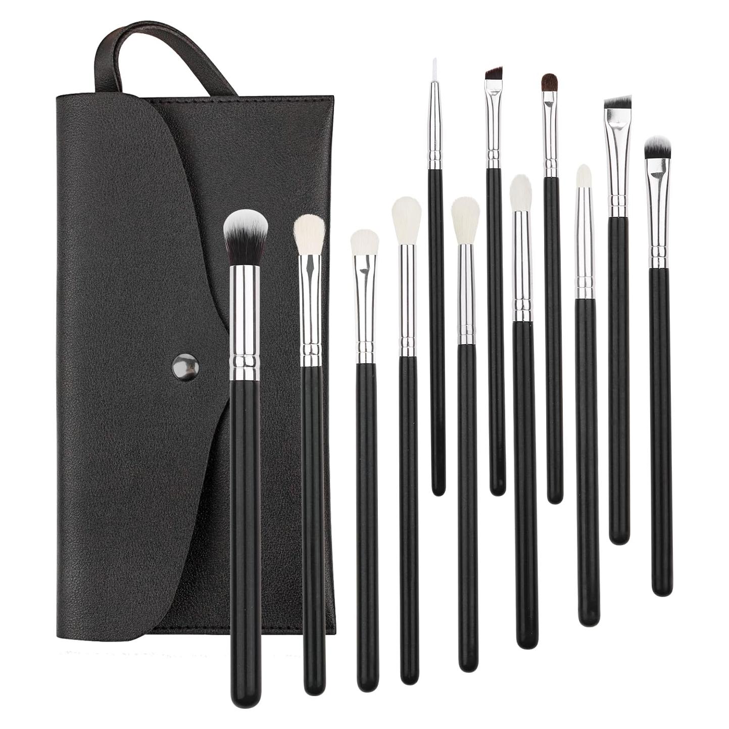 Juego de brochas de maquillaje profesional 12 piezas LH08