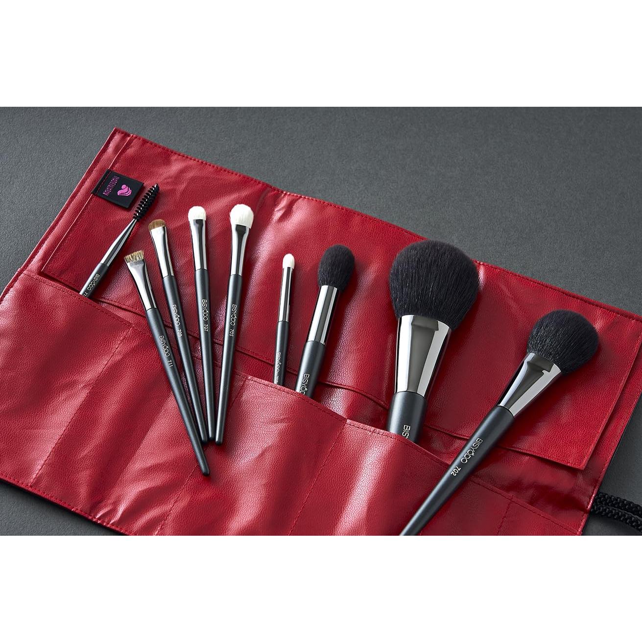 Brocha de Cejas UYEDA BISYODO, Tejón, 14.7 cm, Negra