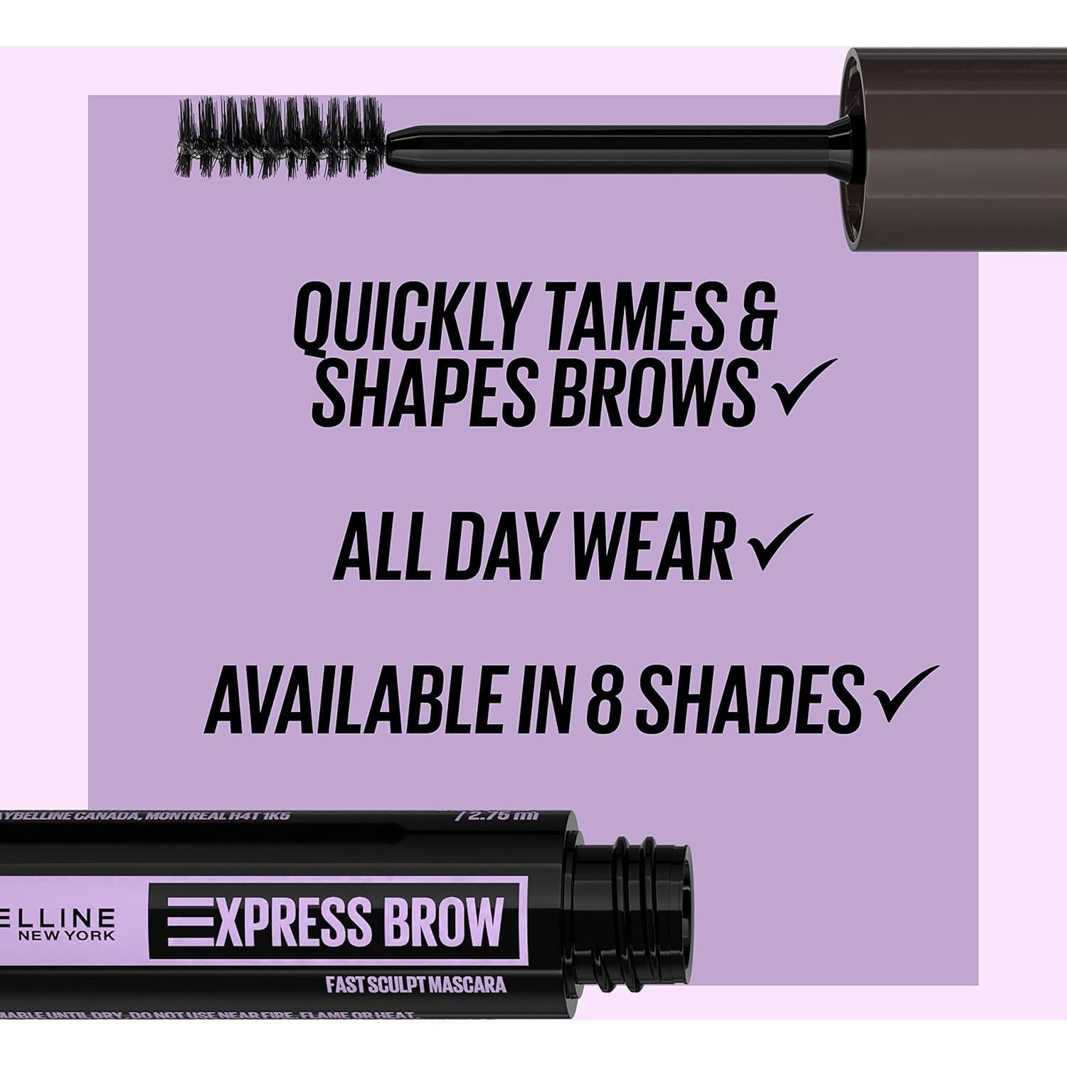 Gel para Cejas Maybelline Brow Fast Sculpt 2.66 ml Marrón Negro