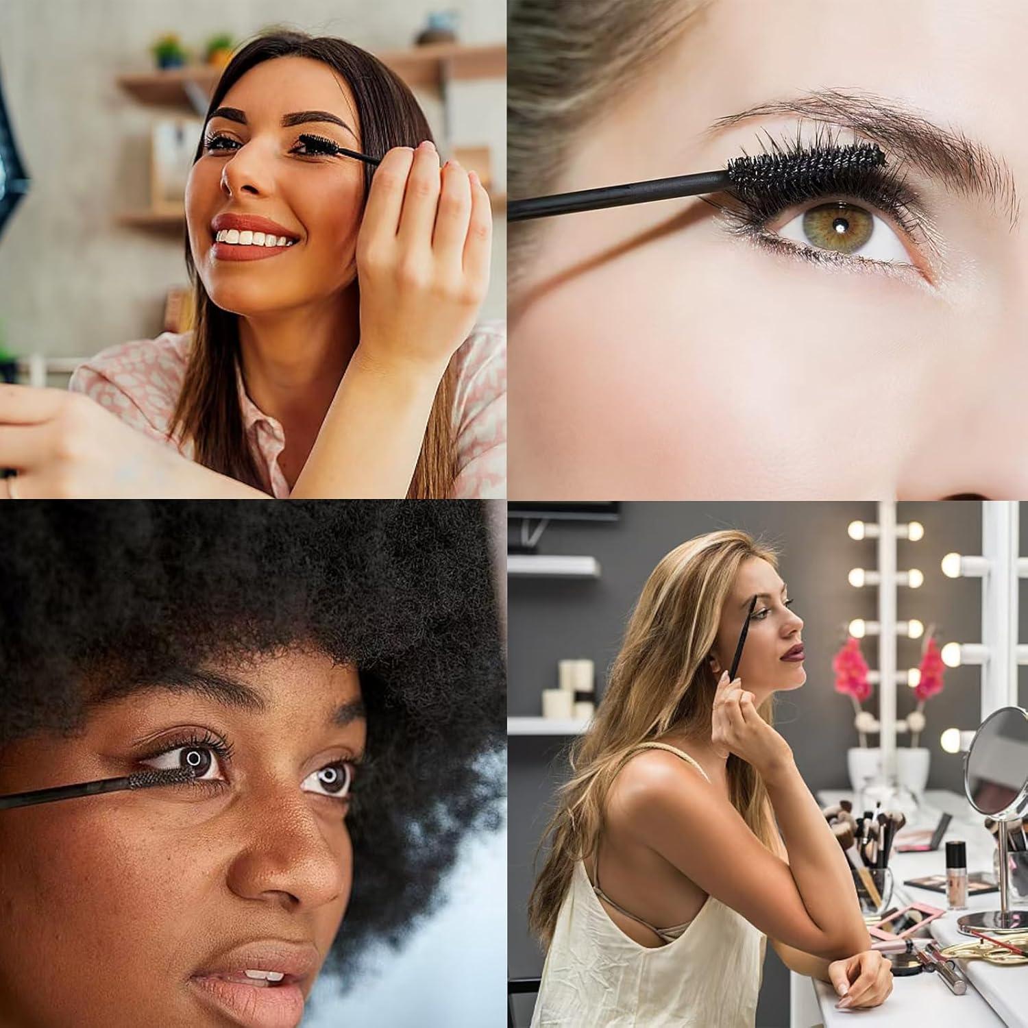 Juego de 120 Cepillos Micro para Cejas y Pestañas IAIHBBLY