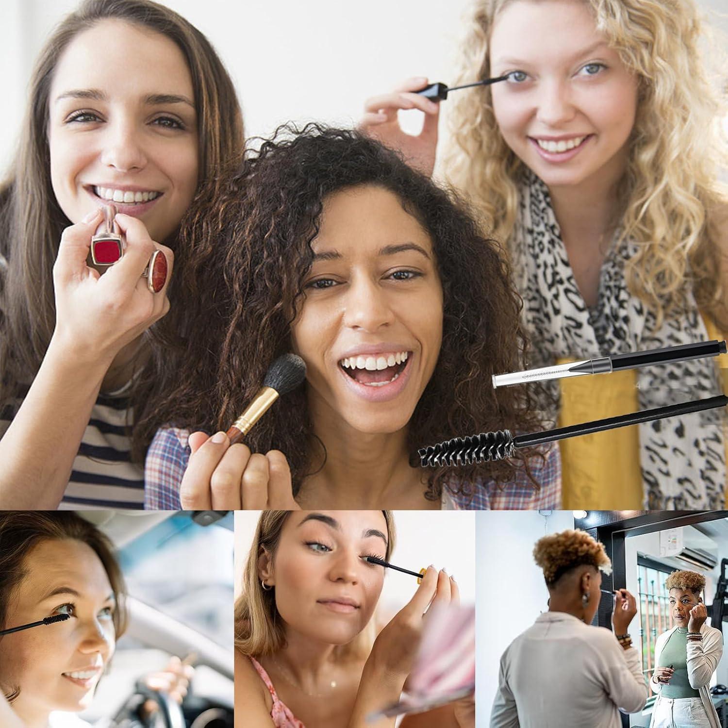 Juego de 120 Cepillos Micro para Cejas y Pestañas IAIHBBLY