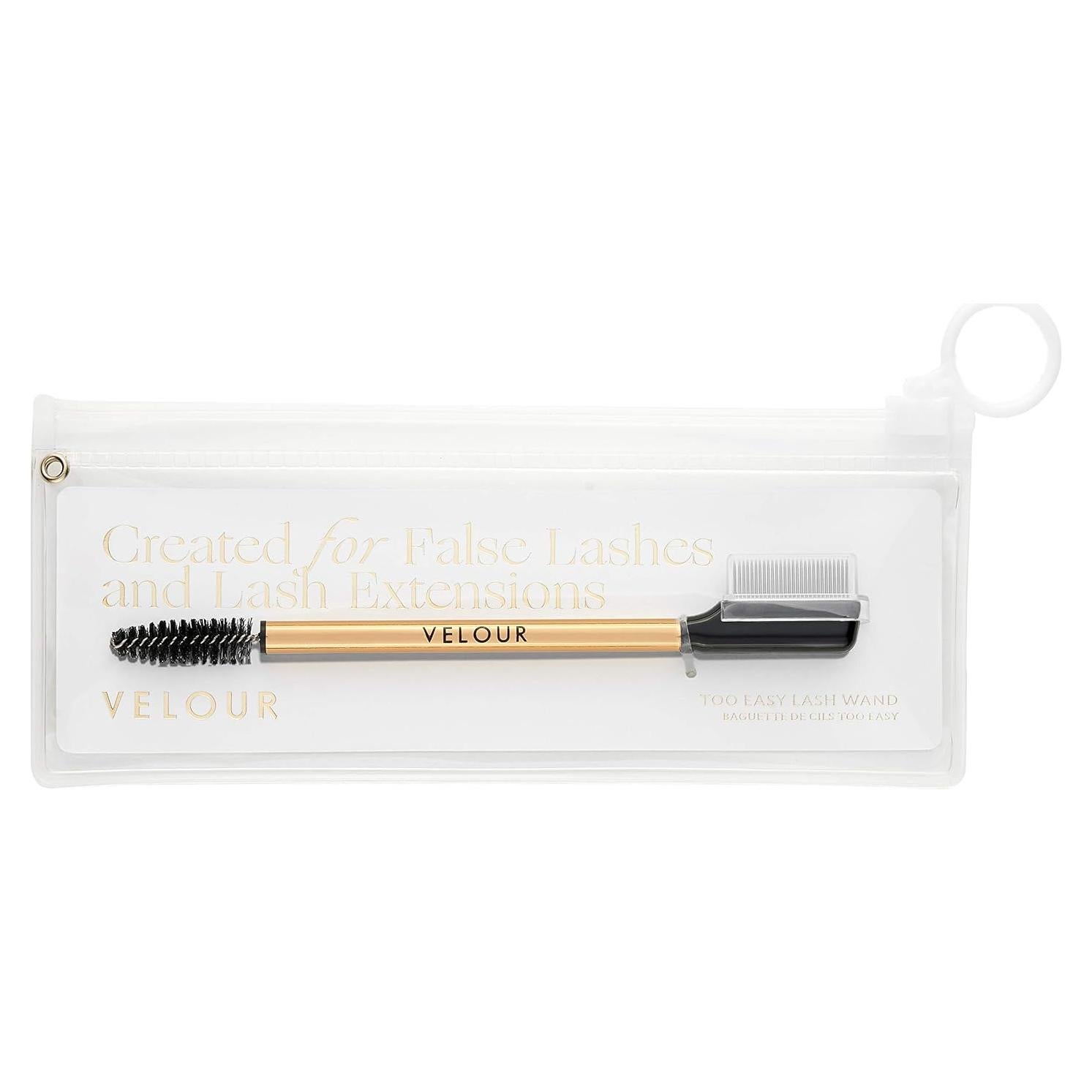 Cepillo de Limpieza 2 en 1 Velour LashWand para Pestañas