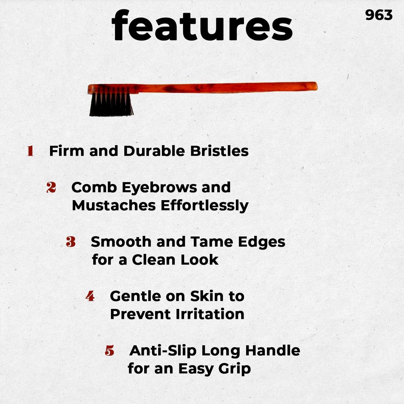 Peine de Cejas Hecho a Mano Speert Tortuga Habana 124x16.5mm
