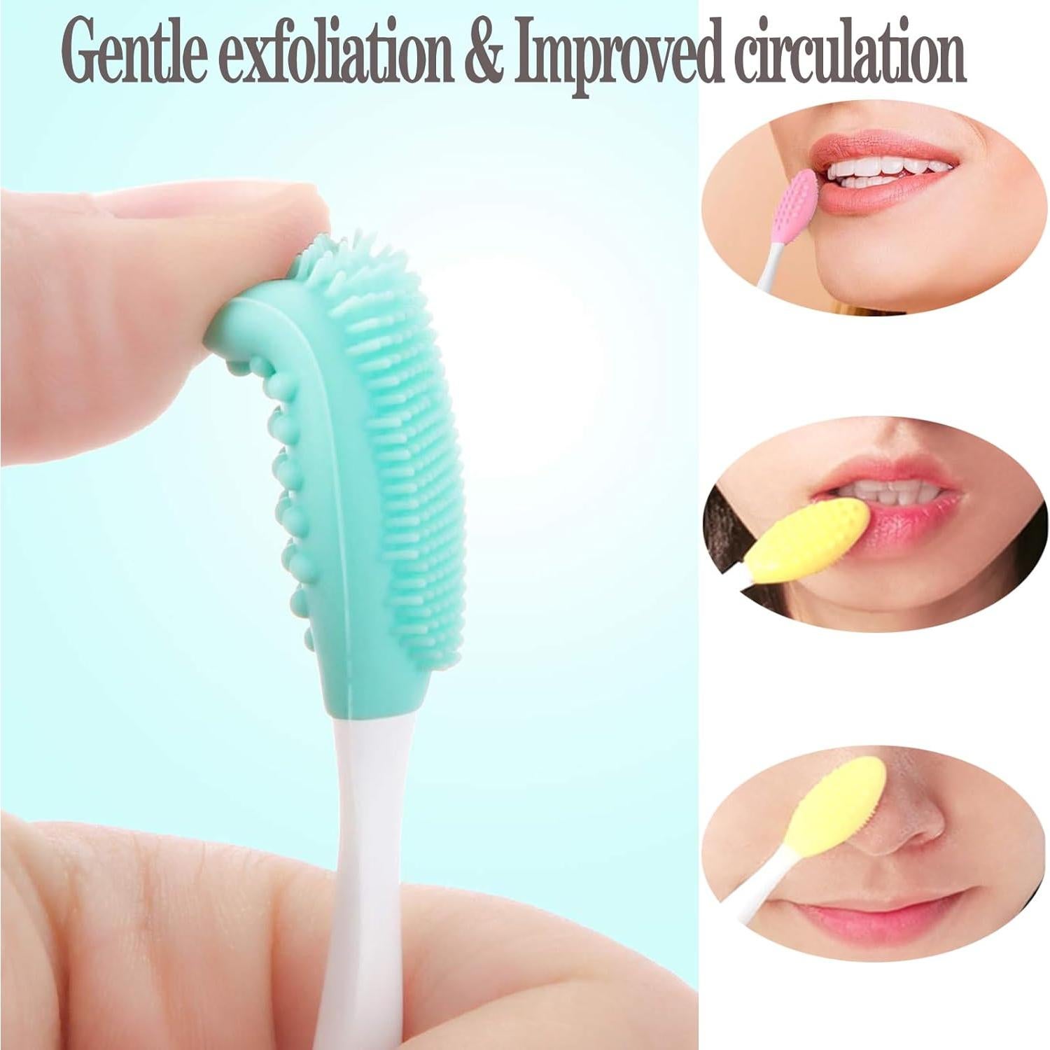 Cepillo Exfoliante de Silicona para Labios - 6 Colores