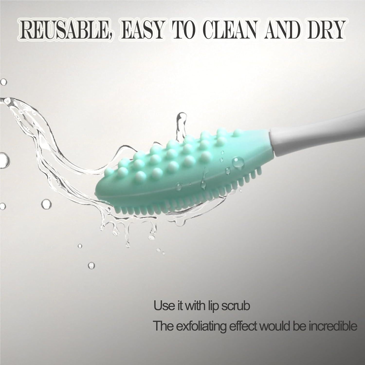 Cepillo Exfoliante de Silicona para Labios - 6 Colores