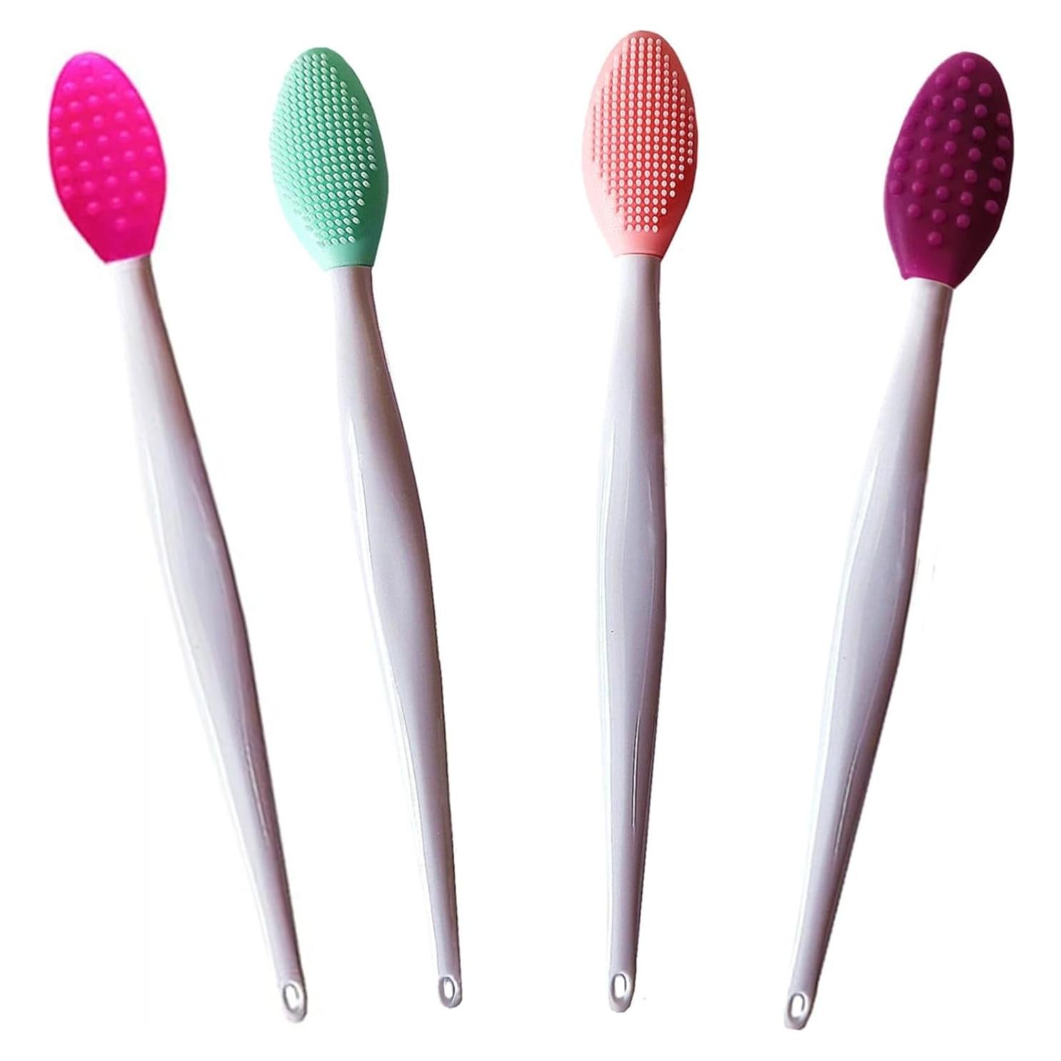 4 Cepillos Exfoliantes de Labios Silicona Doble Cara - NAP