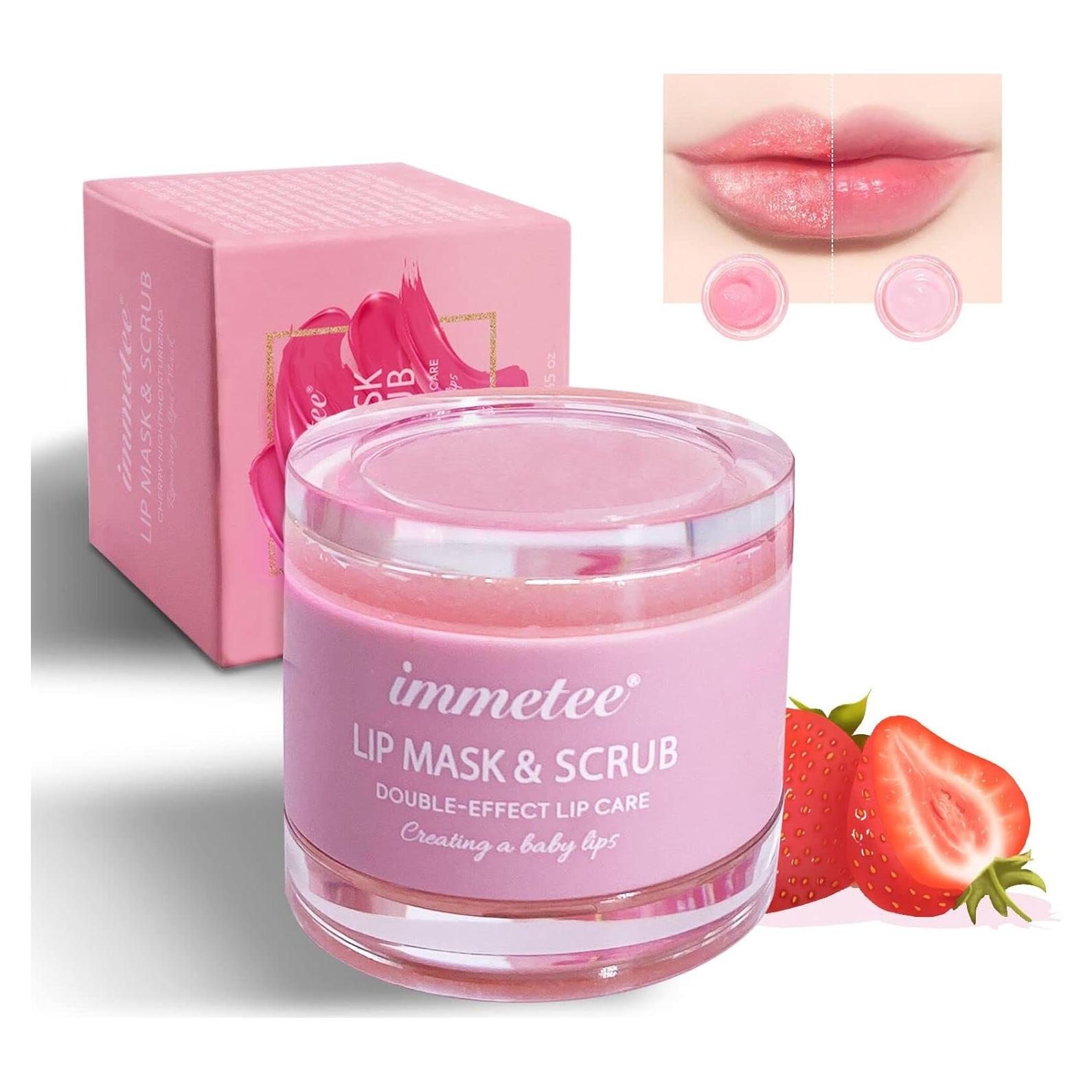 Exfoliante y Mascarilla para Labios Immetee 2 en 1 9.92g