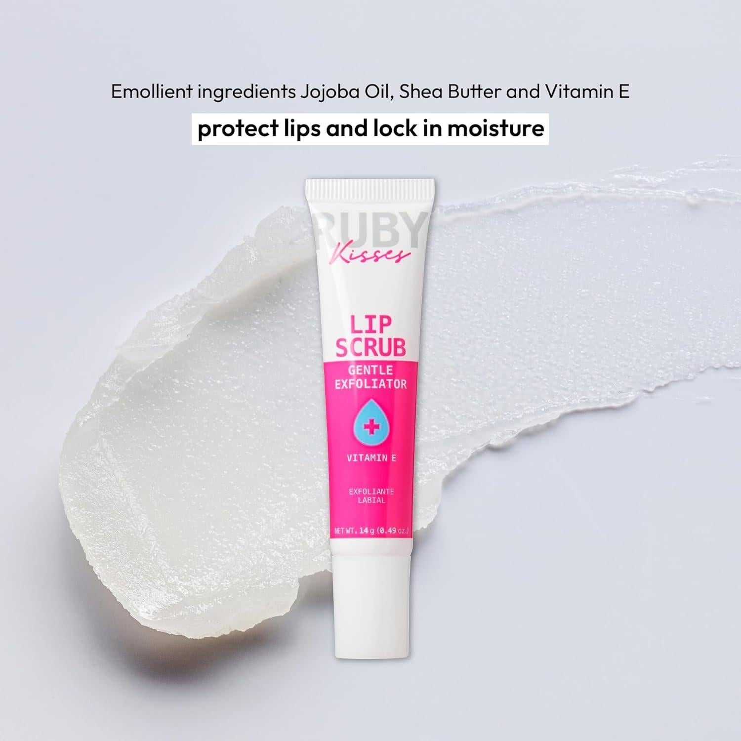 Exfoliante Labial Ruby Kisses - Hidratante con Jojoba 17.8g