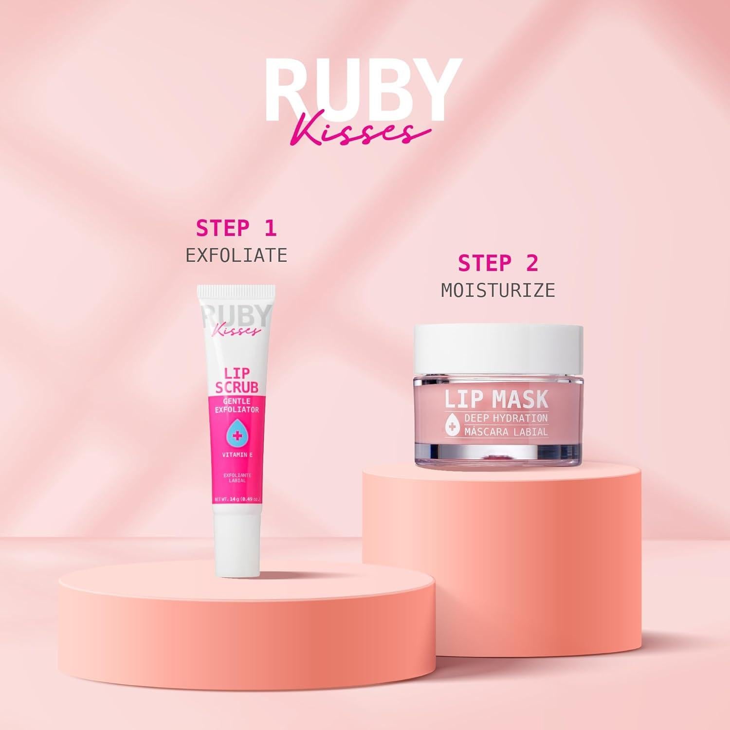 Exfoliante Labial Ruby Kisses - Hidratante con Jojoba 17.8g