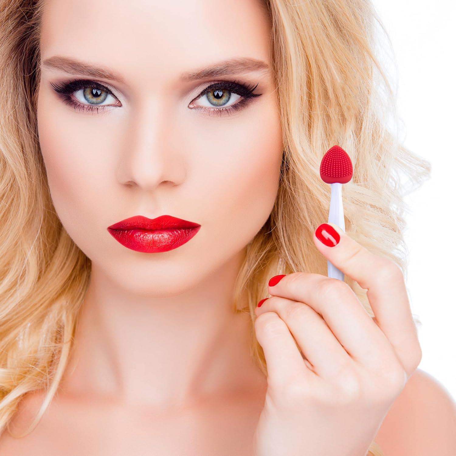 4 Cepillos Exfoliantes de Labios Winsyison de Silicona