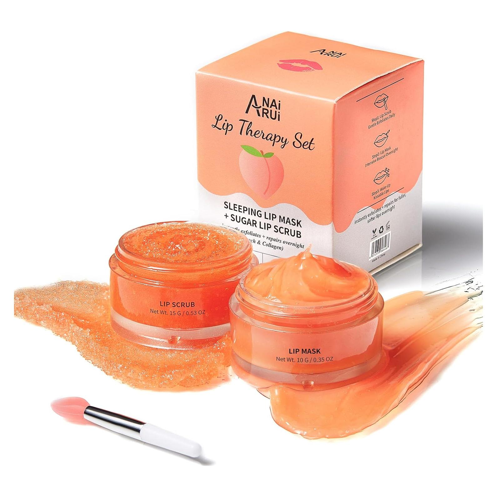 Conjunto de Cuidado Labial ANAI RUI - Mascarilla y Exfoliante