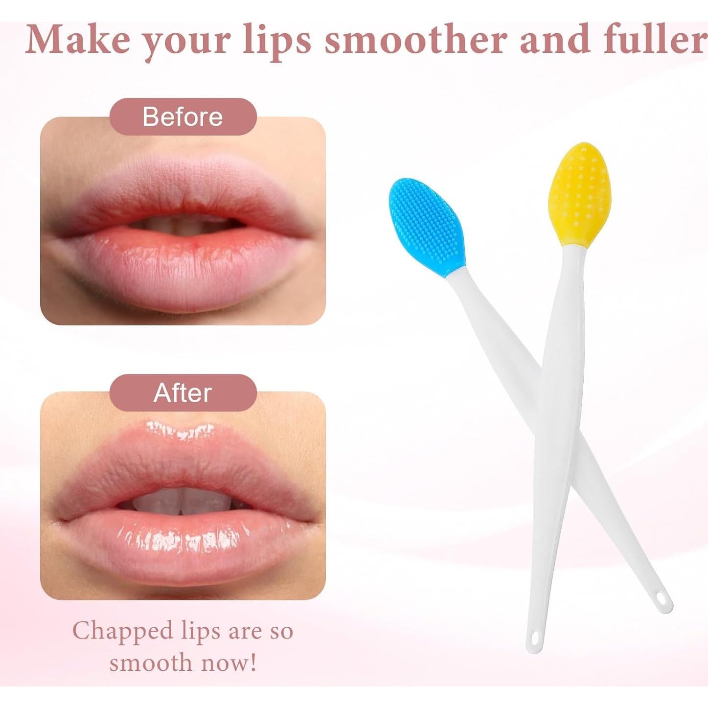 7 Cepillos Exfoliantes de Silicona Oruola para Labios y Nariz