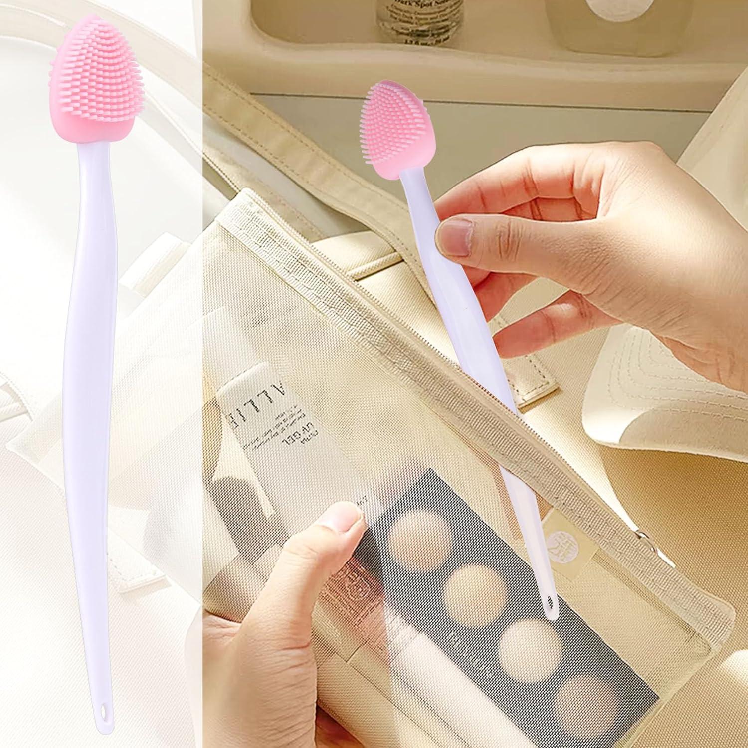 4 Cepillos Exfoliantes de Labios Winsyison de Silicona