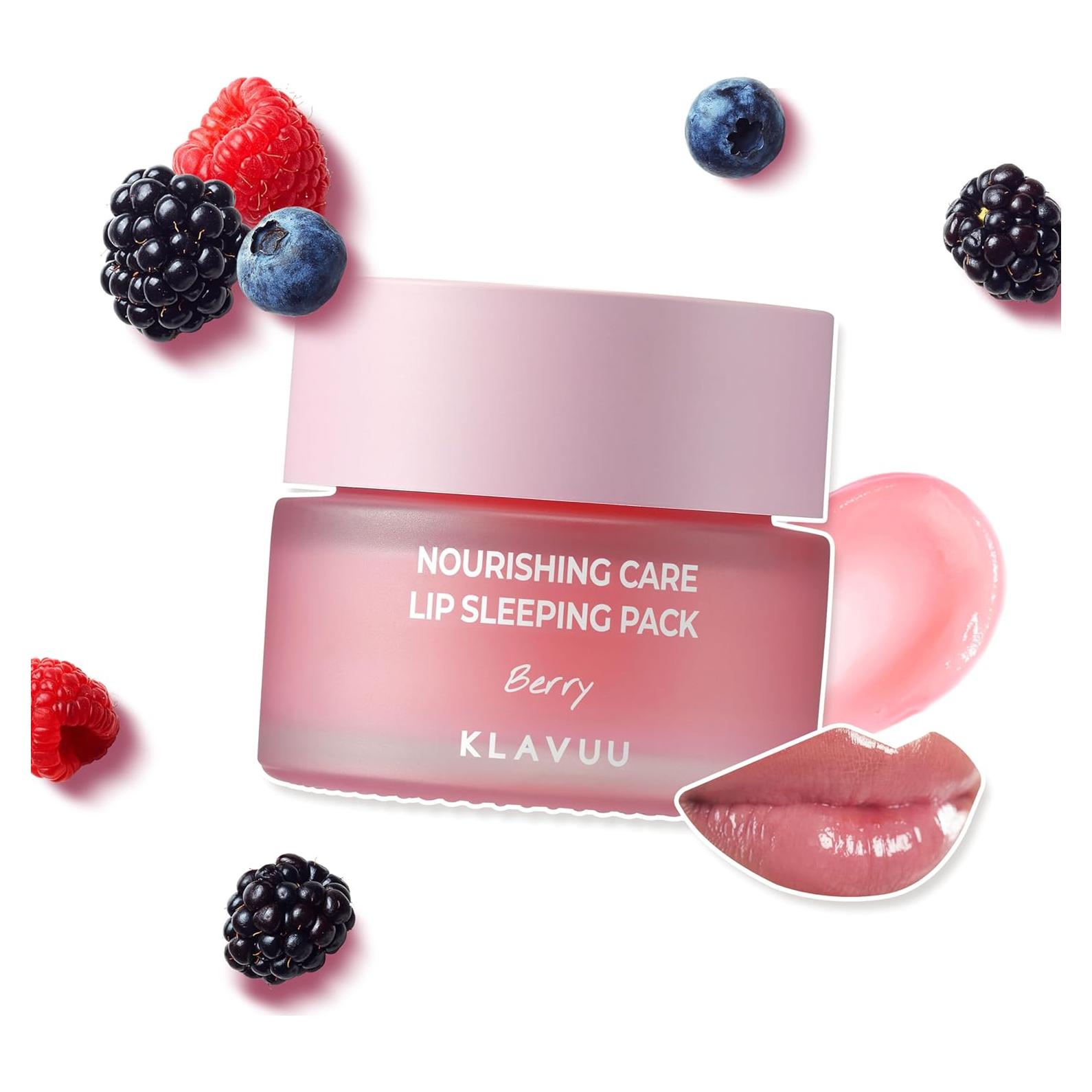 Klavuu Pack Mascarilla Labial Baya 19.84g - Hidratación Profunda