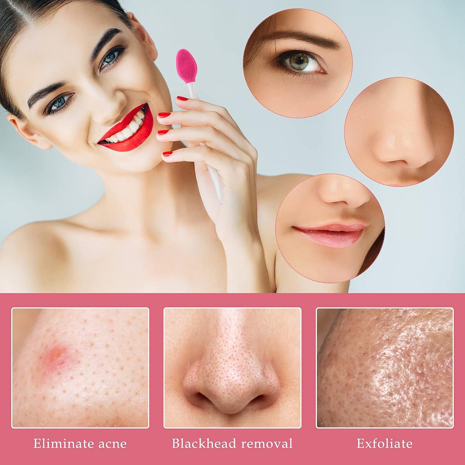 5 Pcs Cepillo Exfoliante de Labios Silicona WLLHYF 14.5 cm