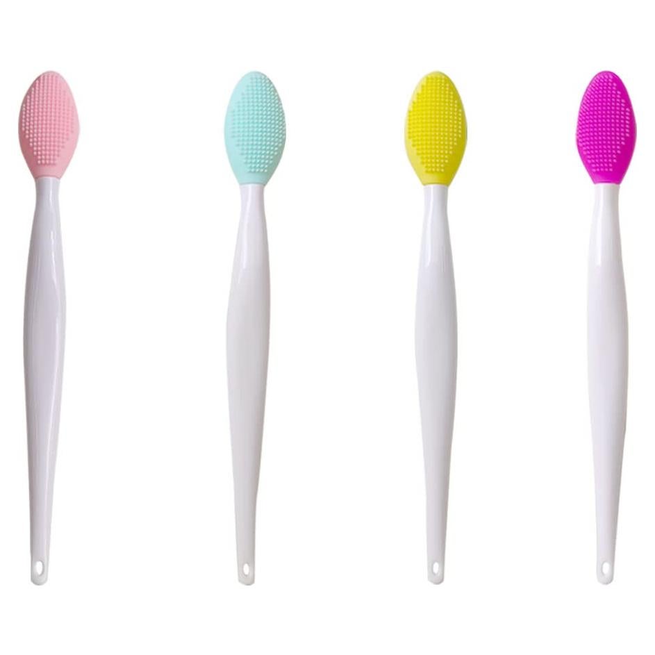 Set 4 Cepillos Exfoliantes de Labios Silicona ZYYC - Colores Variados