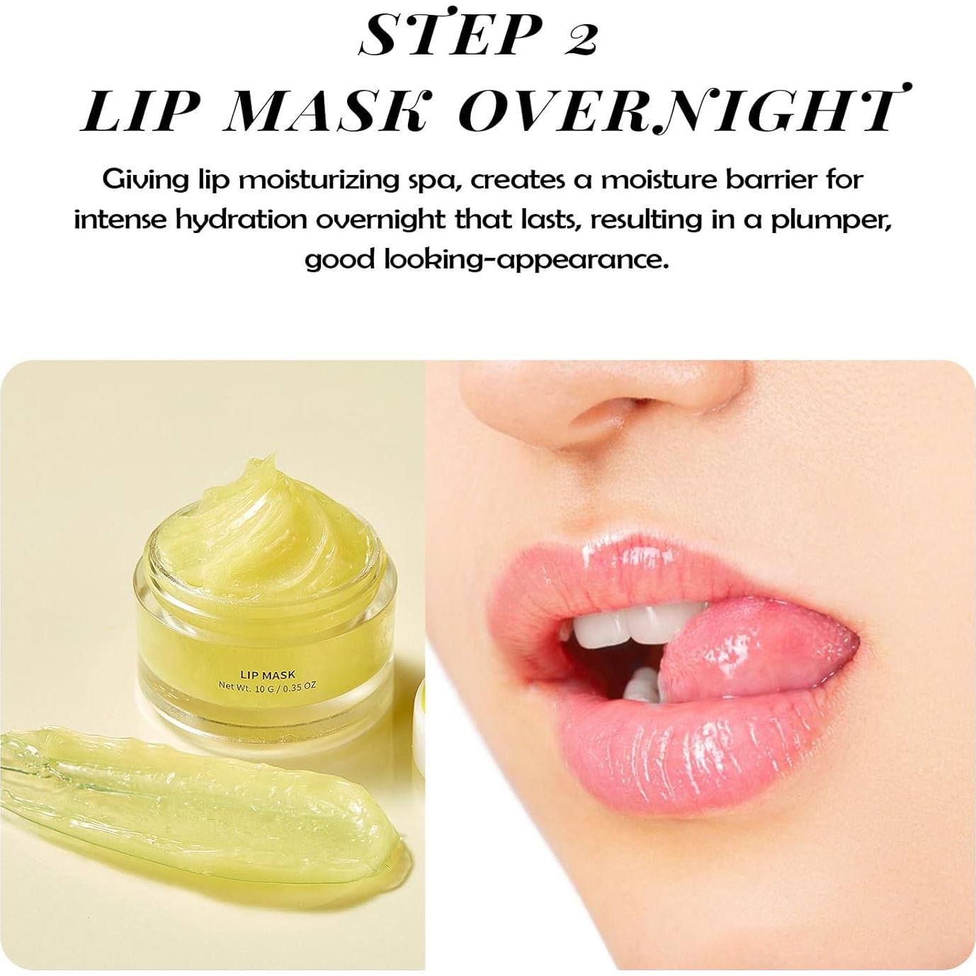 Kit de Cuidado Labial ANAI RUI - Exfoliante y Máscara Nocturna