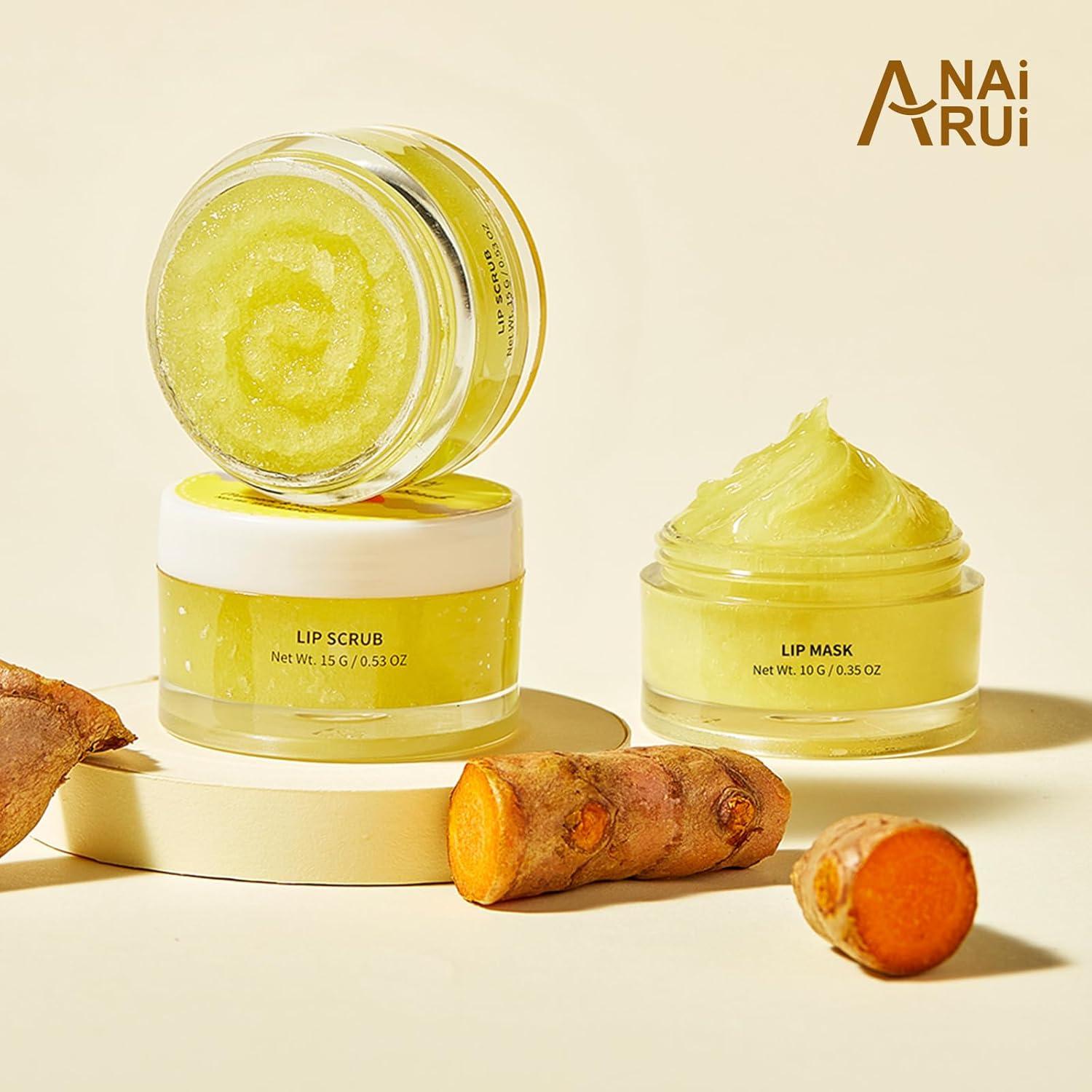 Kit de Cuidado Labial ANAI RUI - Exfoliante y Máscara Nocturna