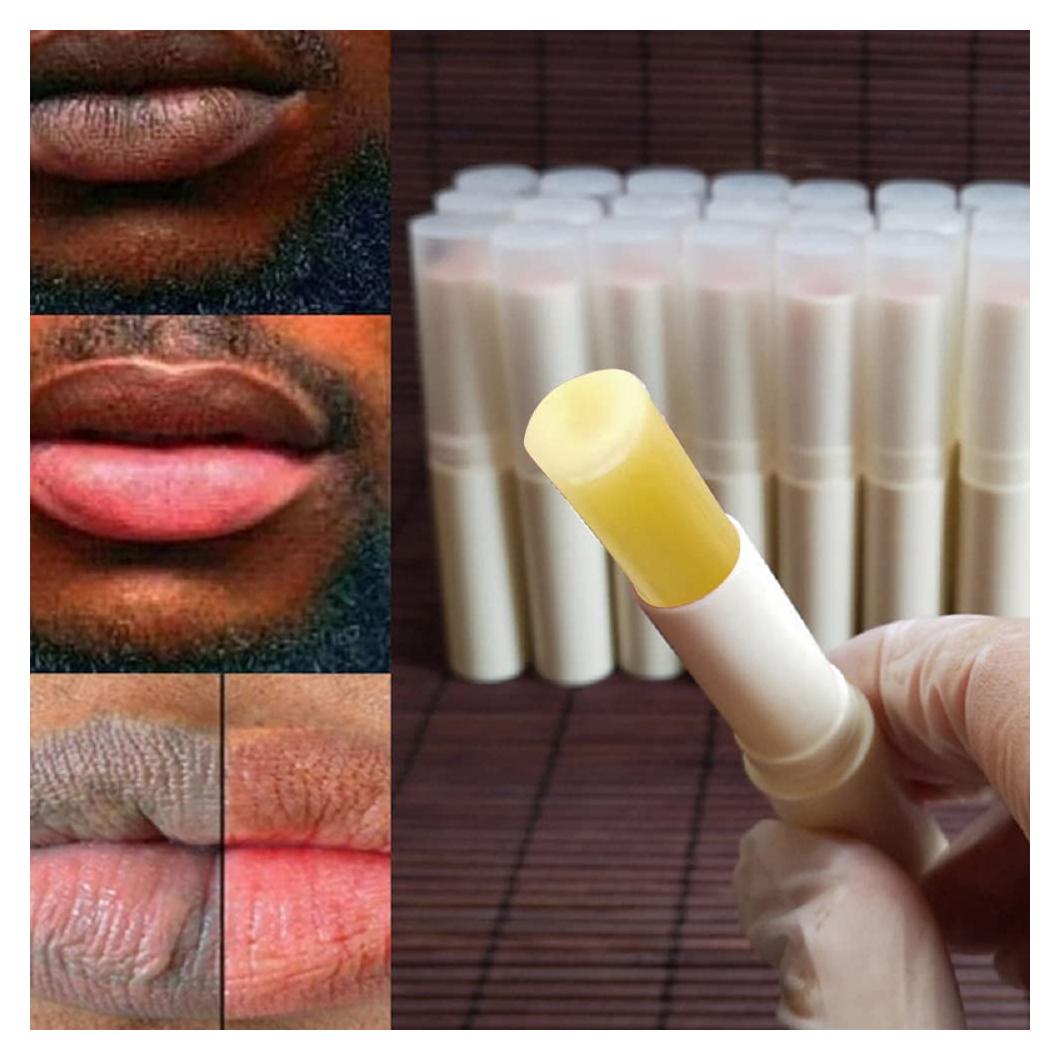 Bálsamo Labial Natural LCRORO 2PCS Hidratante Amarillo