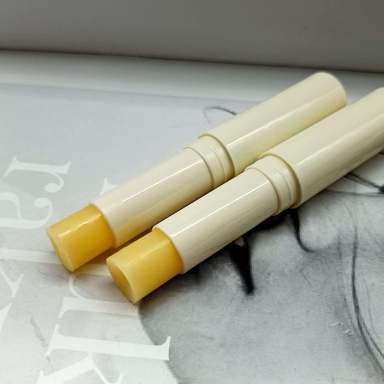 Bálsamo Labial Natural LCRORO 2PCS Hidratante Amarillo