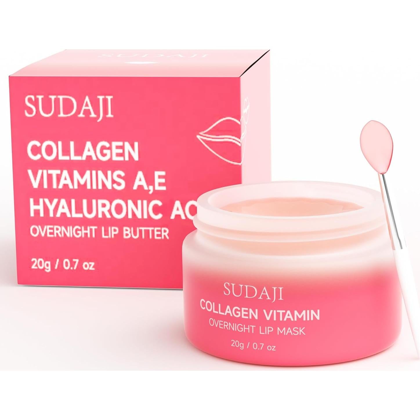 Mascarilla Hidratante para Labios SUDAJI con Colágeno y Ácido Hialurónico