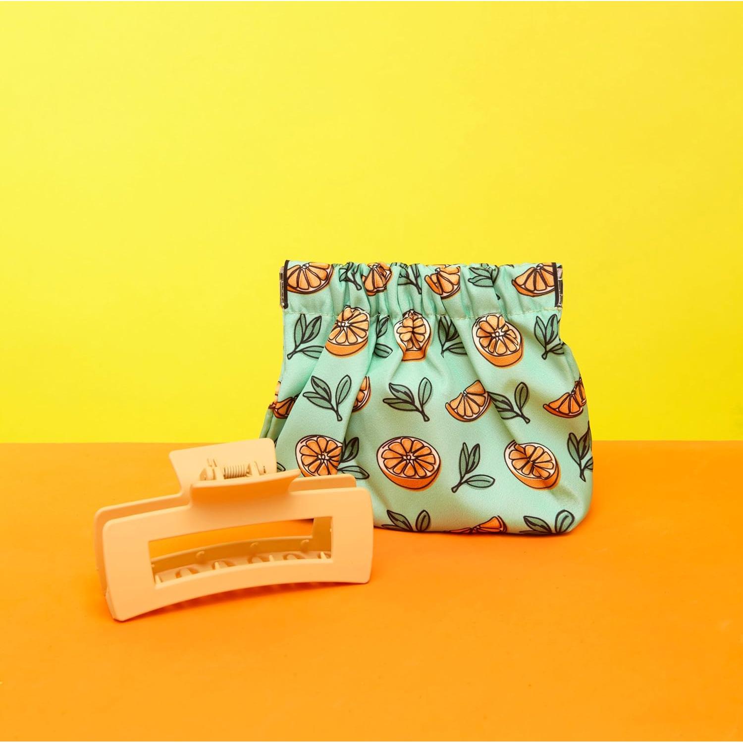 Cesta de Regalo Temática Naranja Sunny&Wise para Mujeres - Autocuidado 9 Piezas