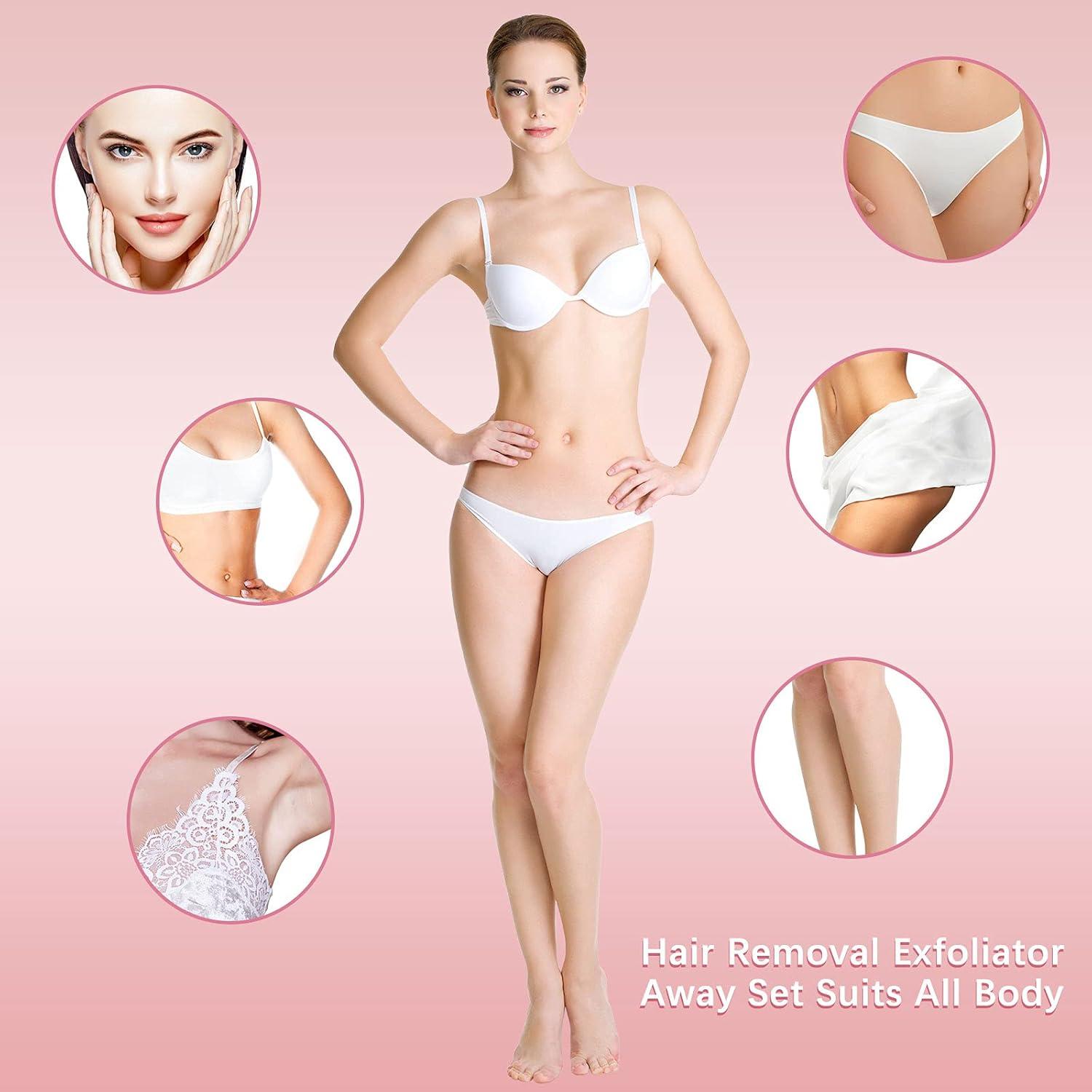 Kit de Exfoliación Suave Chumia 102 Piezas para Piel y Vello