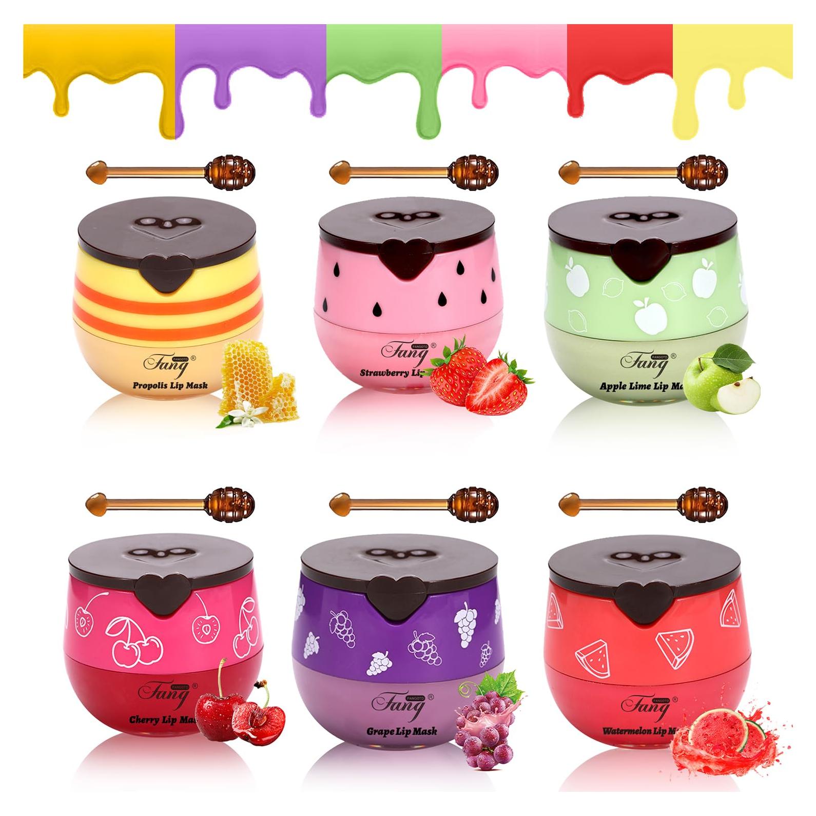 Bálsamo Labial de Abeja RG ROUGE LX 6 PCS Miel Fruta 230g