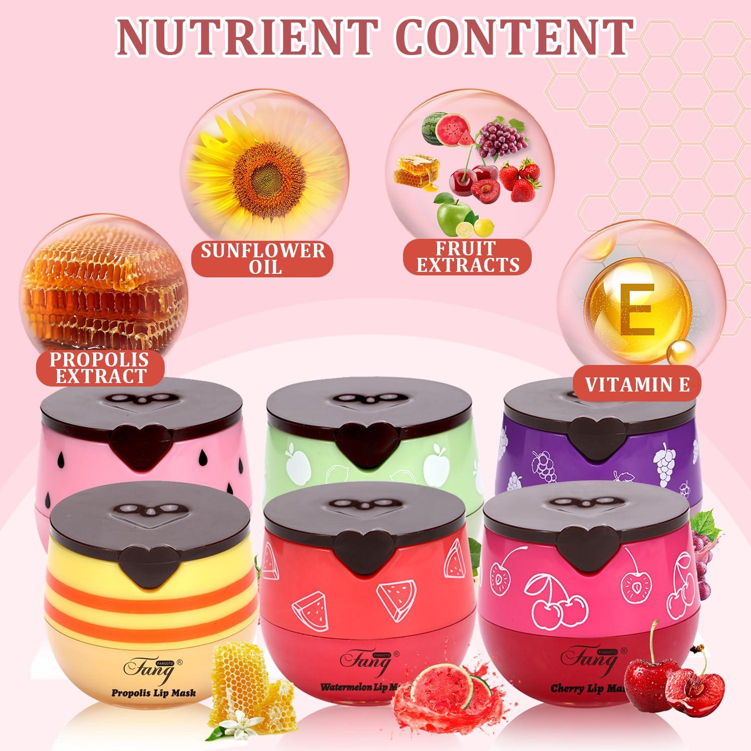 Bálsamo Labial de Abeja RG ROUGE LX 6 PCS Miel Fruta 230g