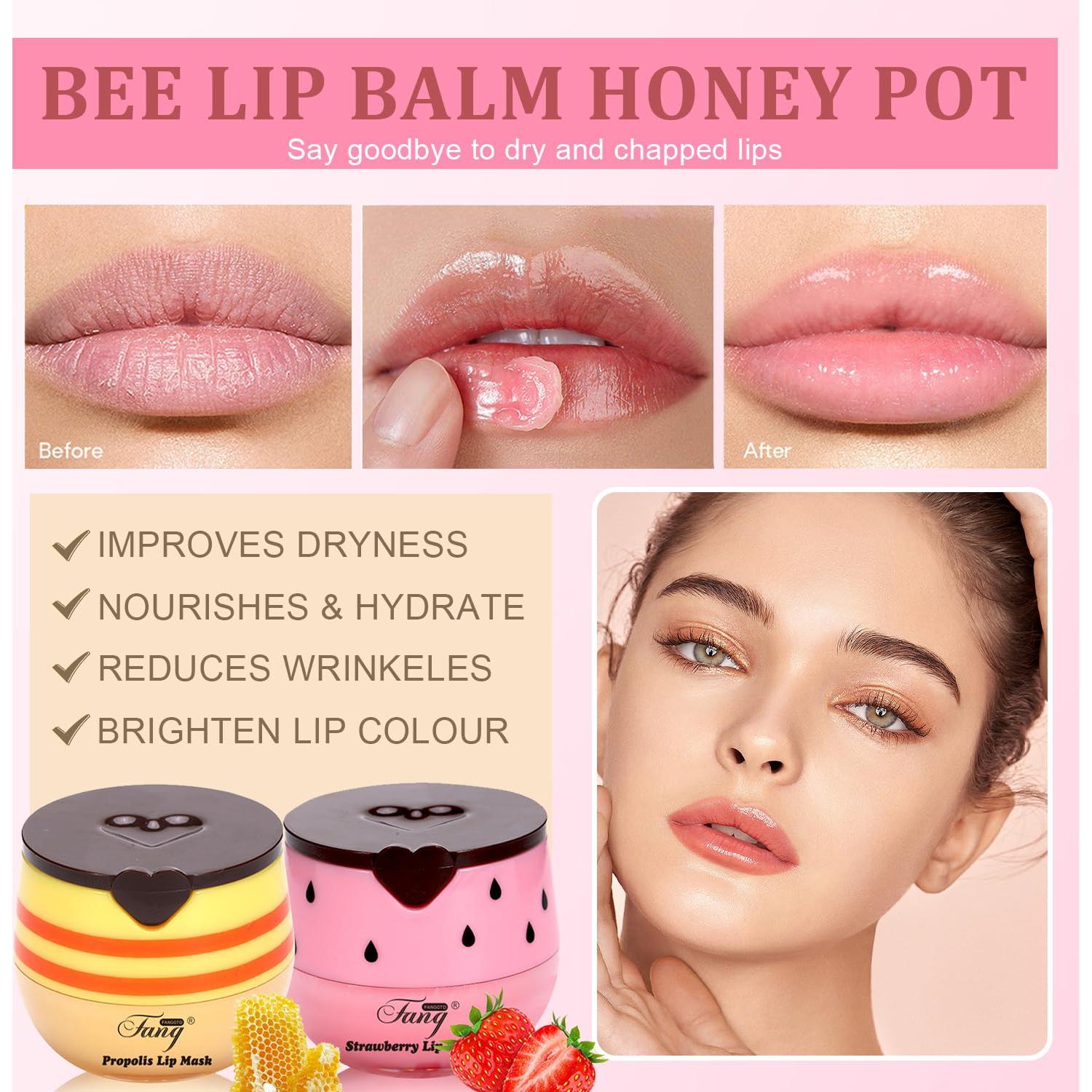 Bálsamo Labial de Abeja RG ROUGE LX 6 PCS Miel Fruta 230g