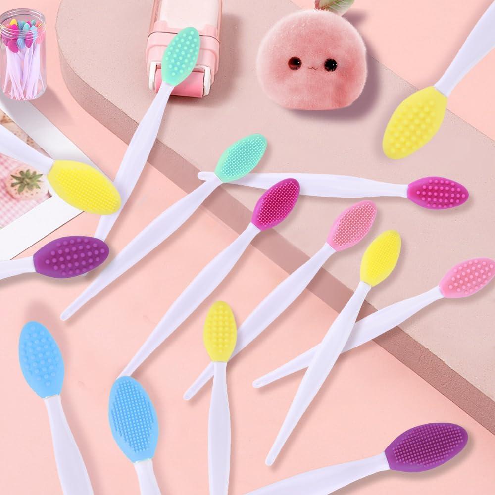 10 Piezas Cepillo Exfoliante de Silicona para Labios y Nariz