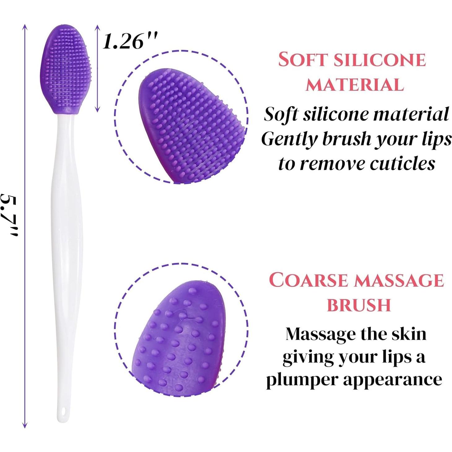 Paquete de 100 Cepillos Exfoliantes para Labios Acshio