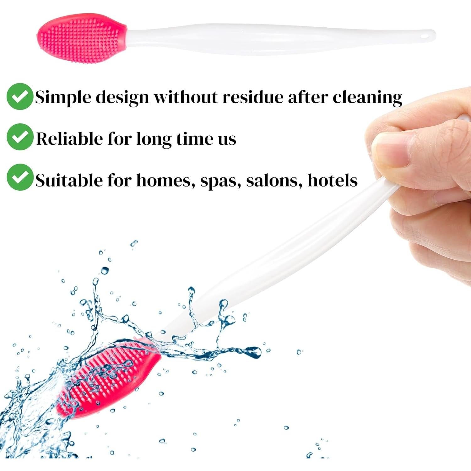 Paquete de 100 Cepillos Exfoliantes para Labios Acshio