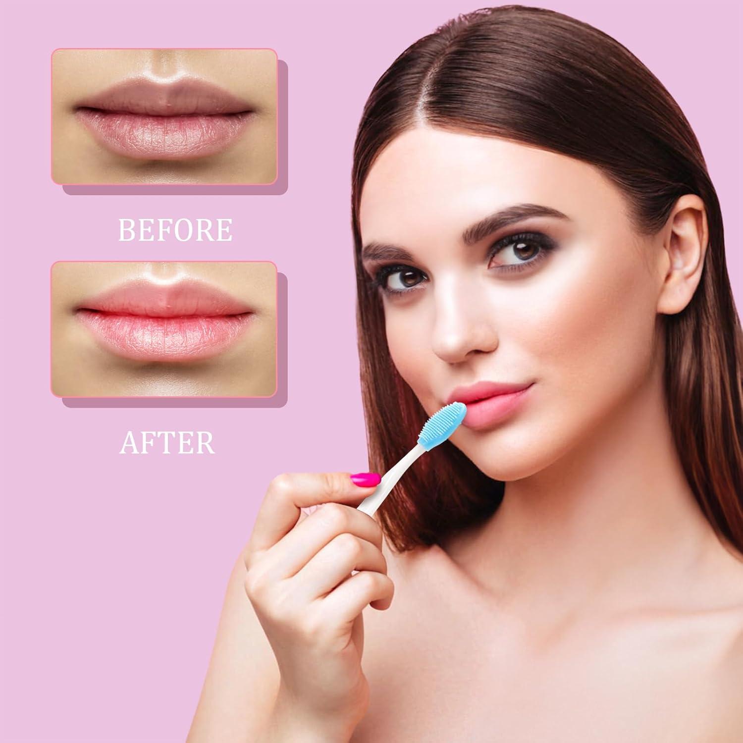 Paquete de 100 Cepillos Exfoliantes para Labios Acshio