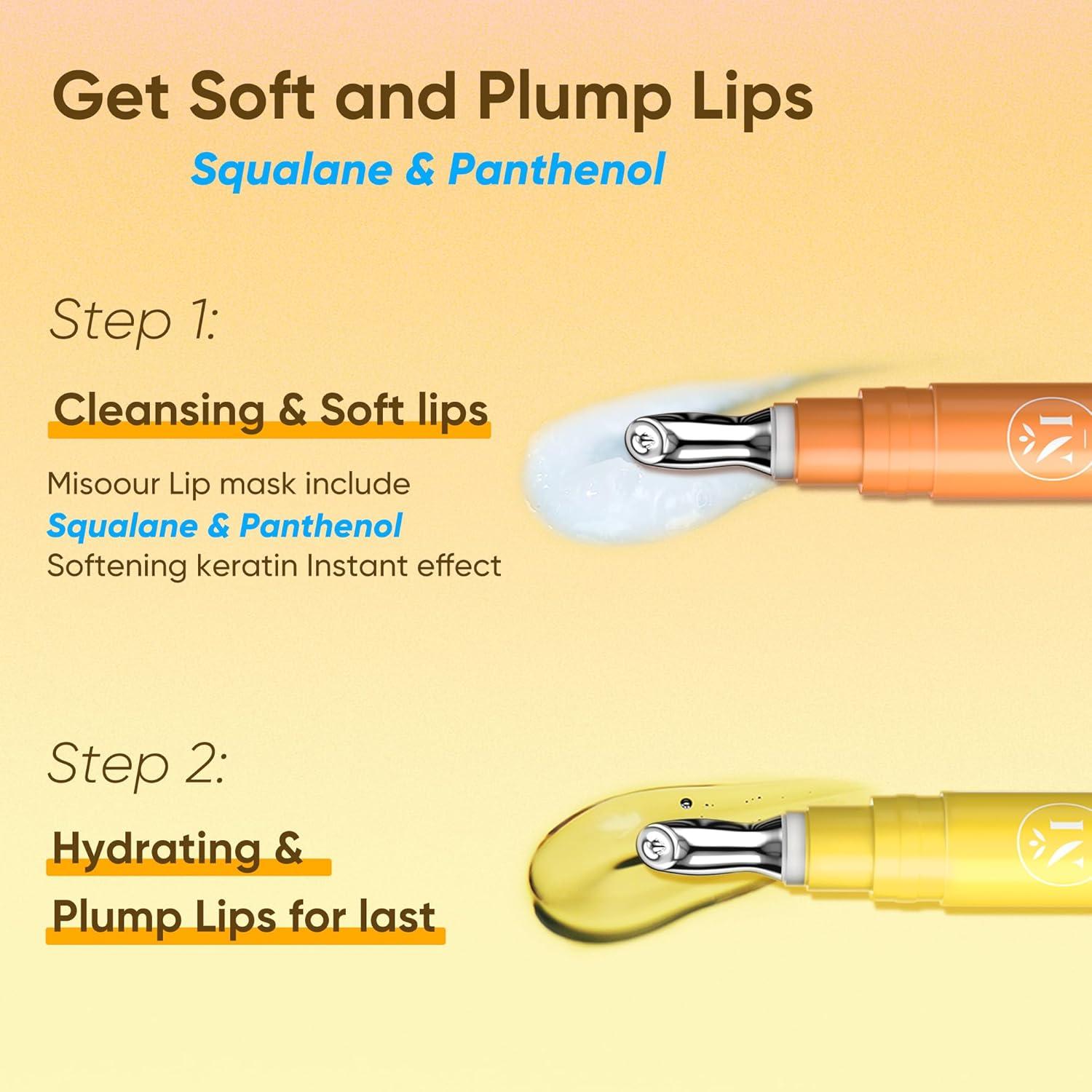 Suero Labial y Mascarilla Espumosa Misoour - 3 Piezas 4.1 ml