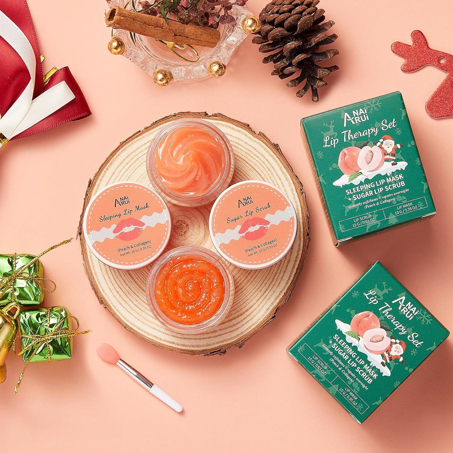 Conjunto de Cuidado de Labios ANAI RUI - Exfoliante y Balsamo