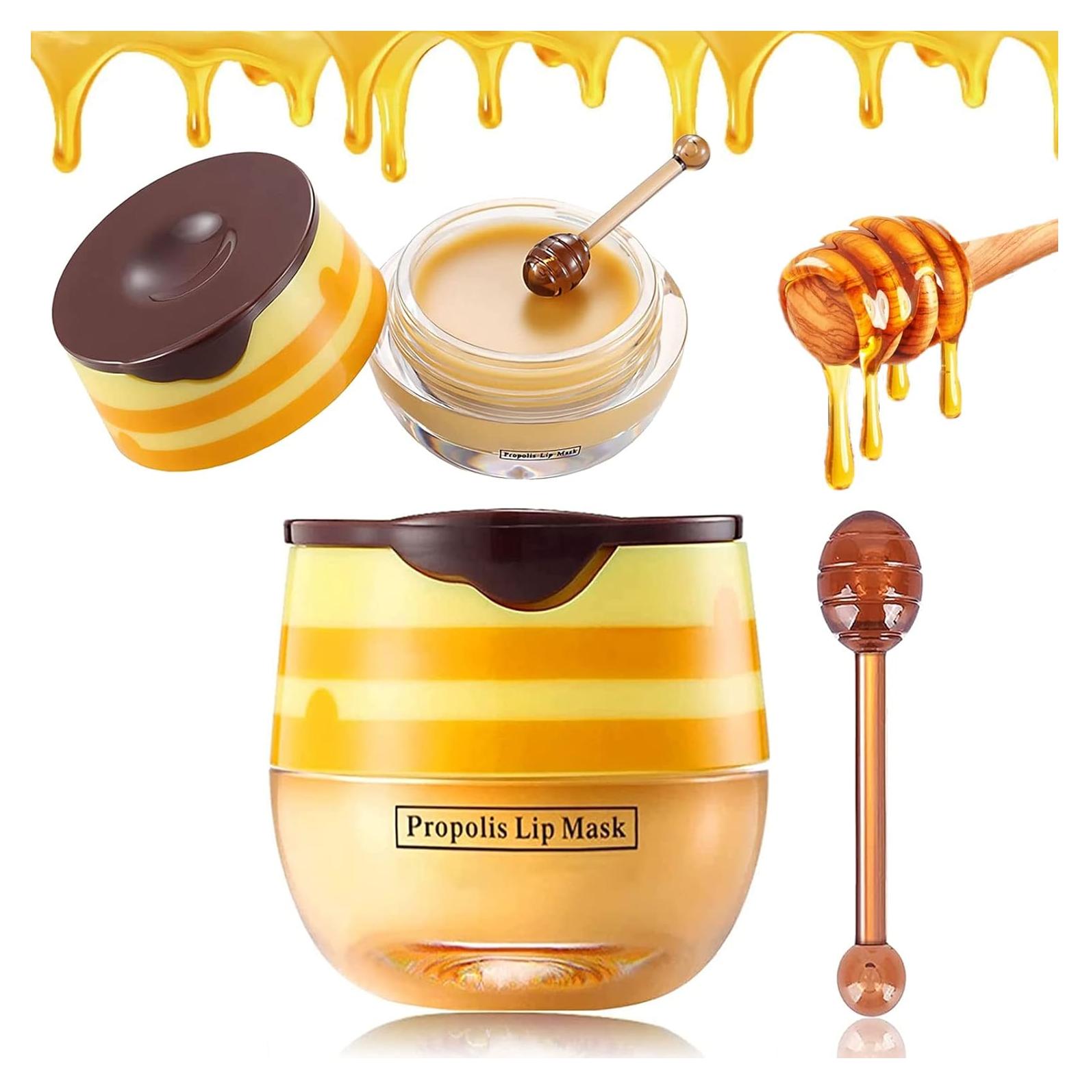 Bálsamo Labial de Miel Loobexery 5.5g Hidratante y Exfoliante