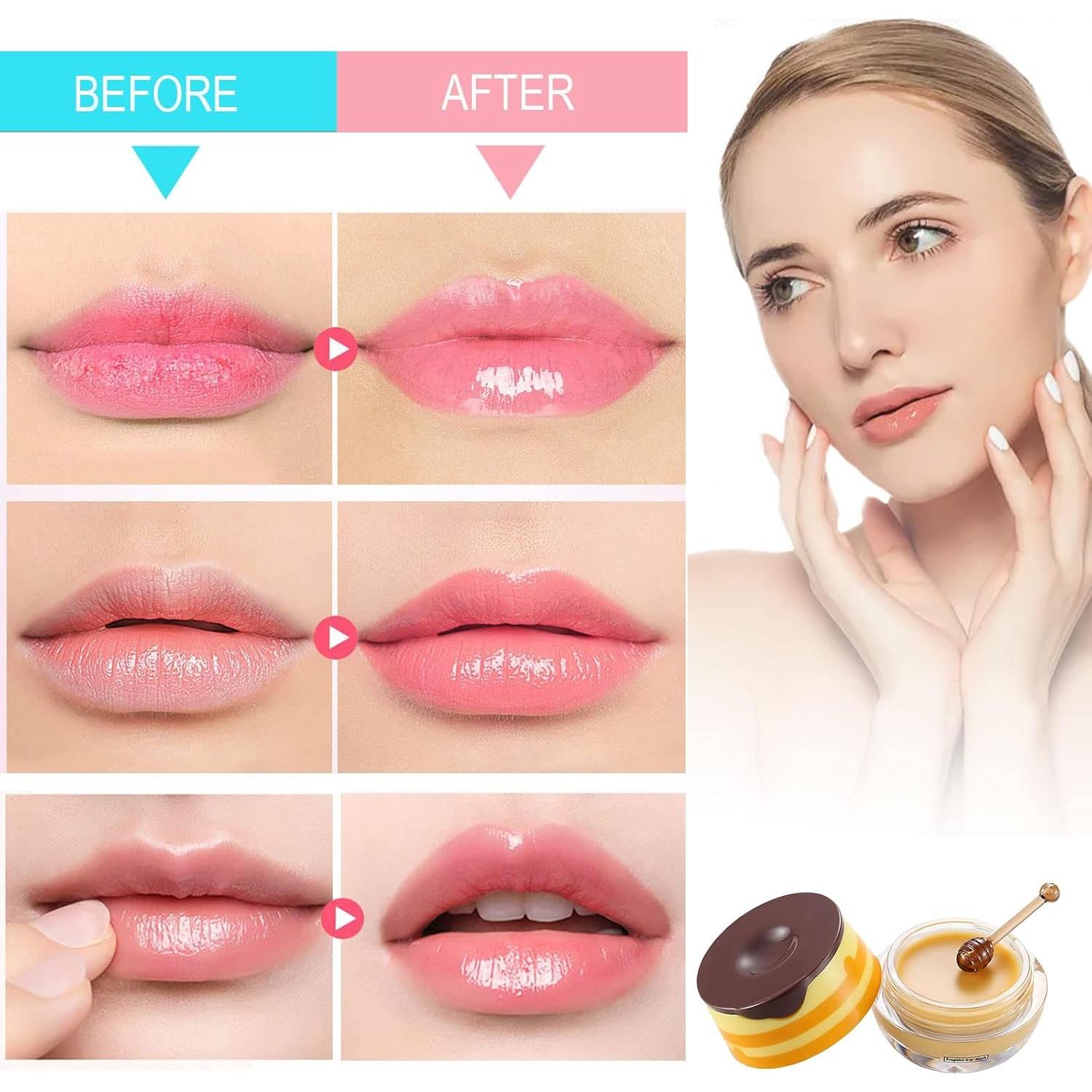 Bálsamo Labial de Miel Loobexery 5.5g Hidratante y Exfoliante