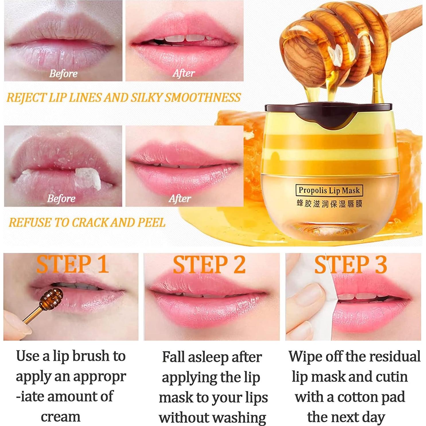 Bálsamo Labial de Miel Loobexery 5.5g Hidratante y Exfoliante