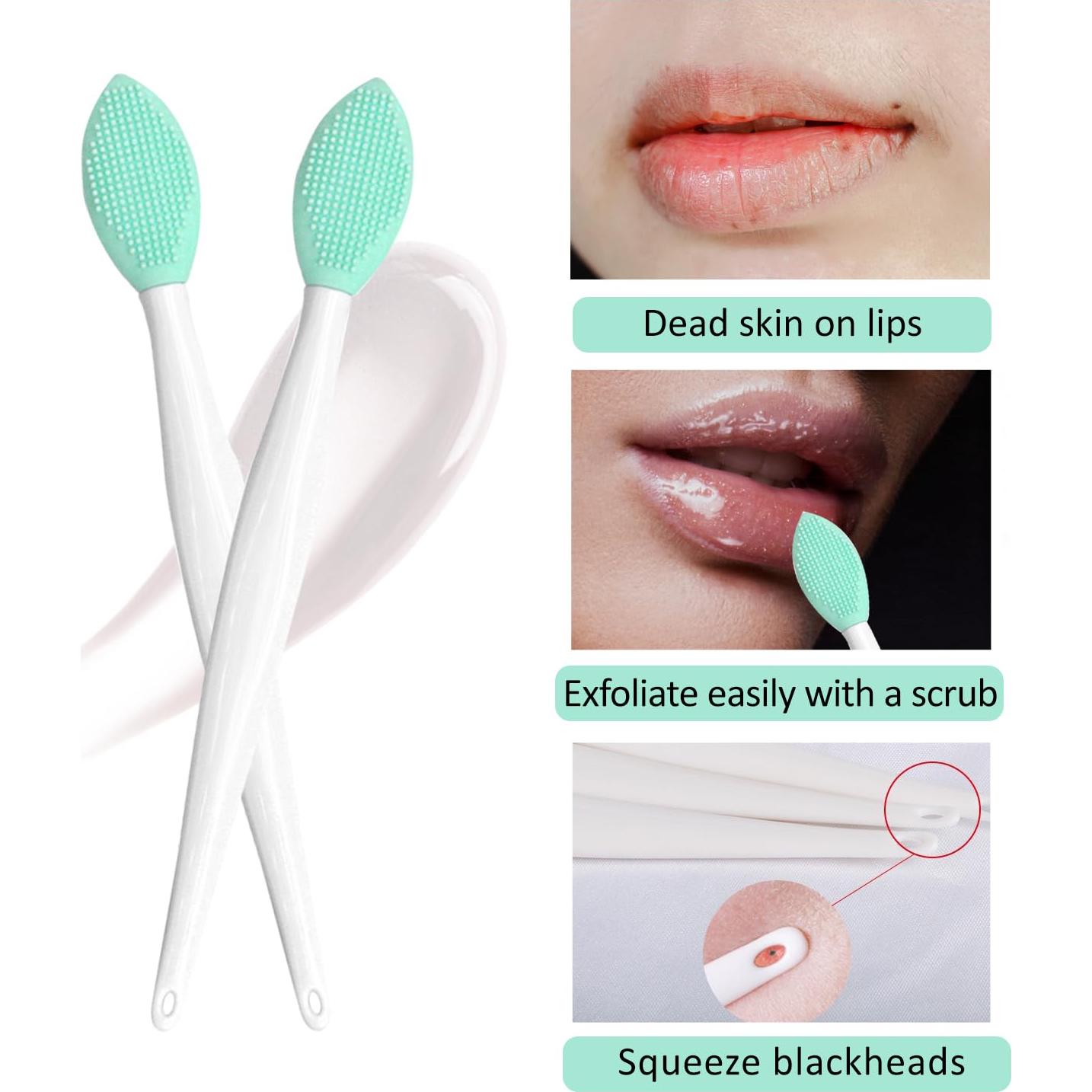 Set de 5 Brochas de Labios Retráctiles y Exfoliador Yrarbil