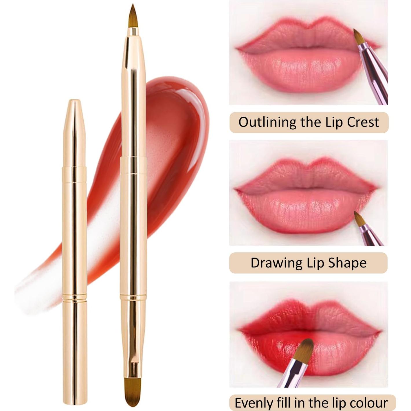 Set de 5 Brochas de Labios Retráctiles y Exfoliador Yrarbil