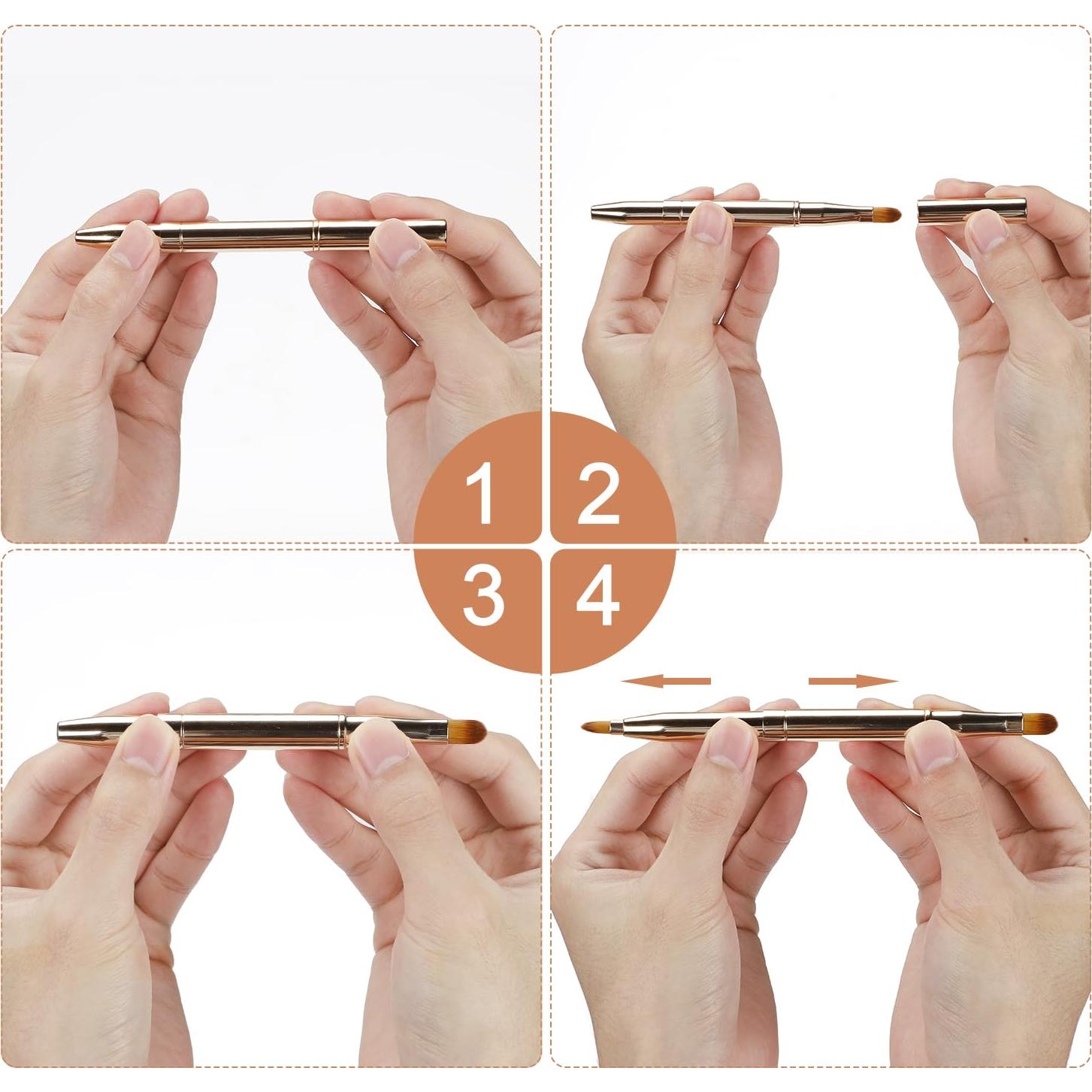 Set de 5 Brochas de Labios Retráctiles y Exfoliador Yrarbil