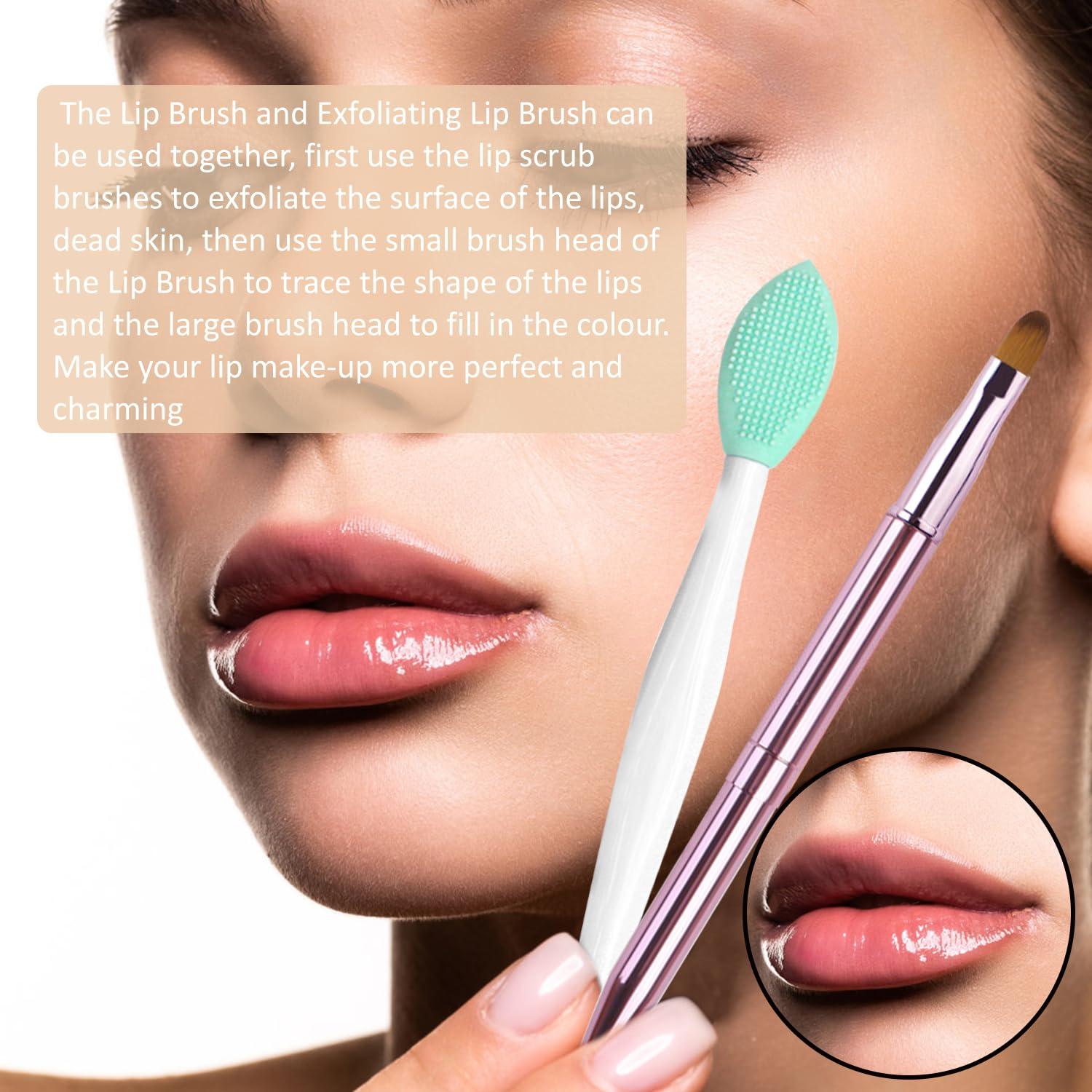 Set de 5 Brochas de Labios Retráctiles y Exfoliador Yrarbil