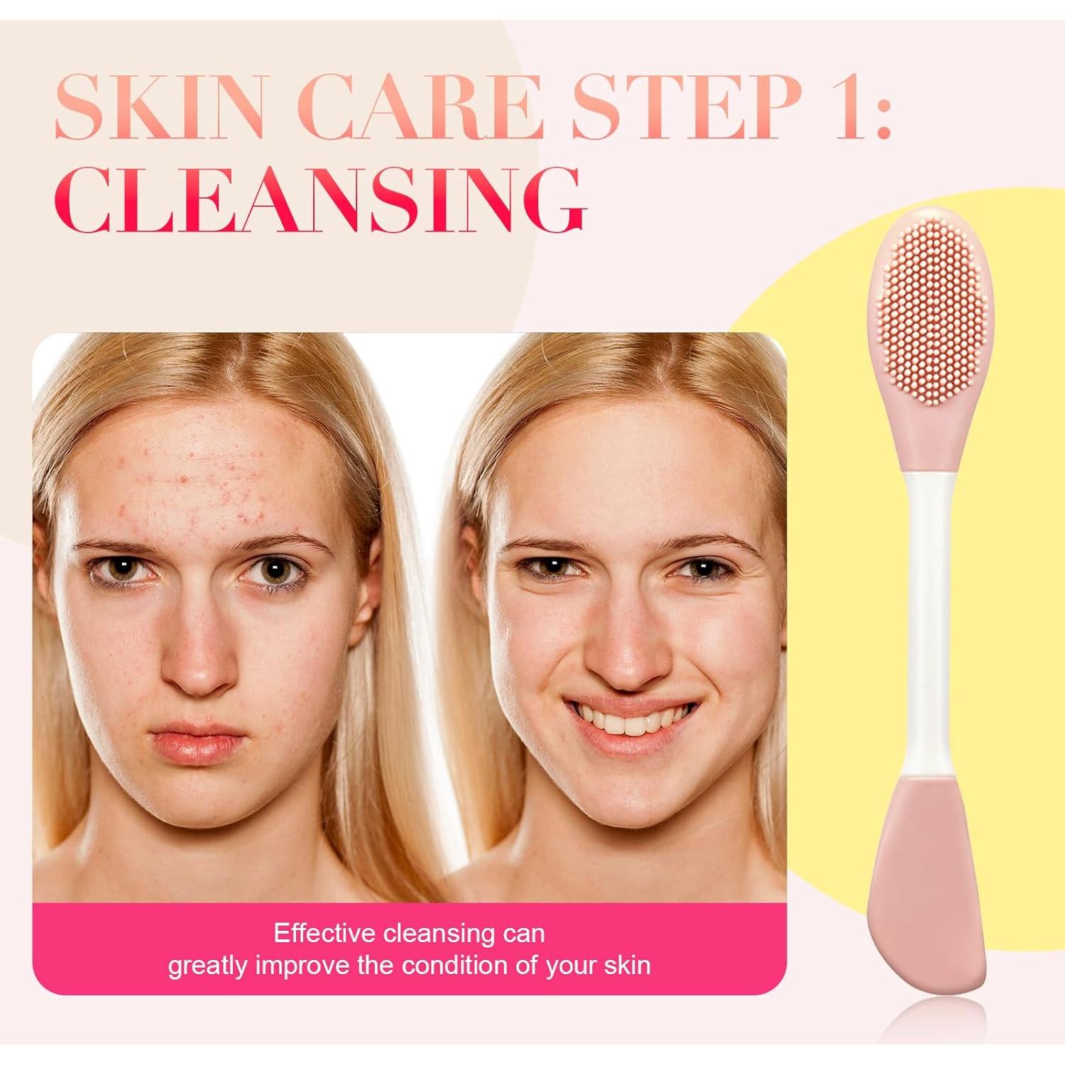 Juego de Exfoliador Facial de Silicona Genérico - 8 Piezas