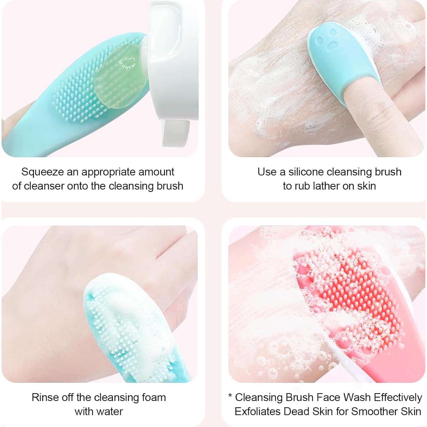 Juego de Exfoliador Facial de Silicona Genérico - 8 Piezas