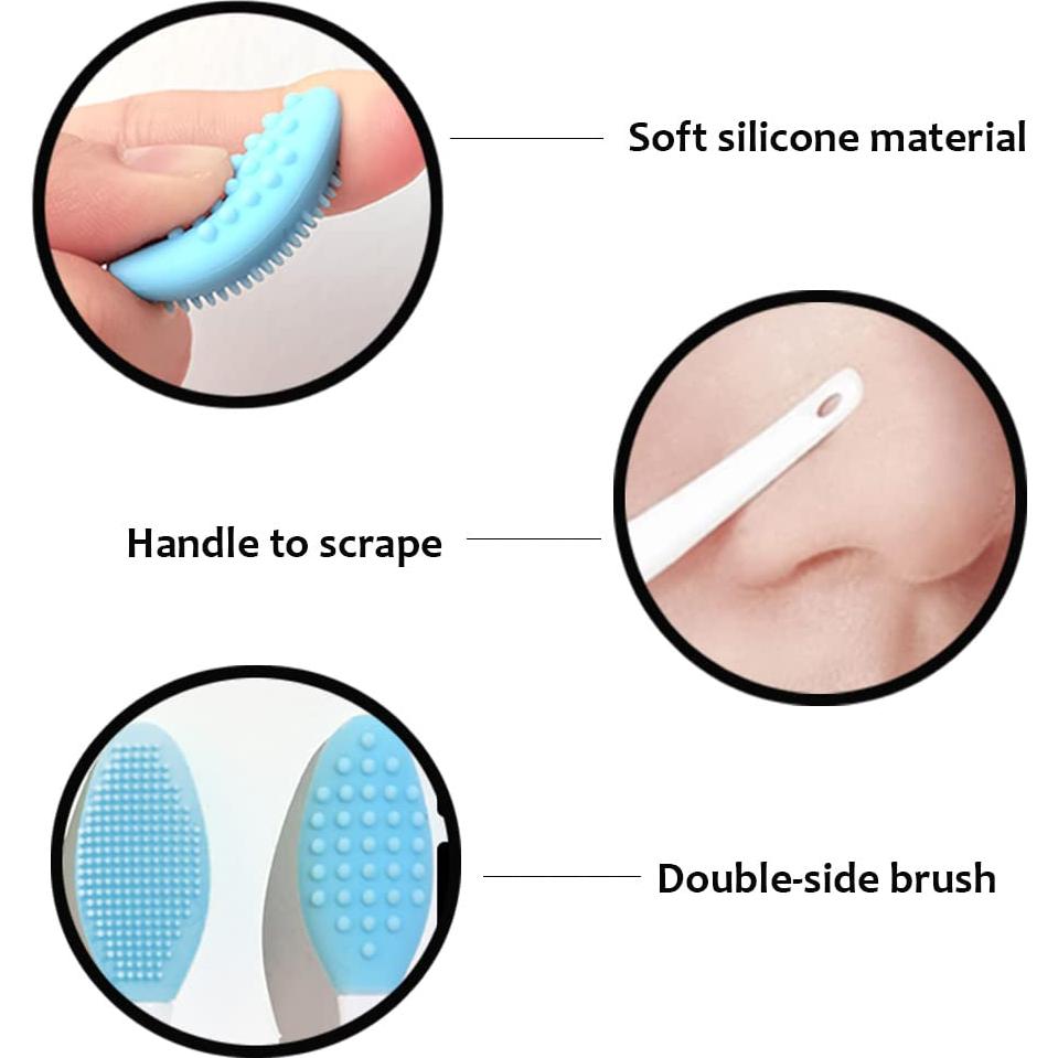 Paquete de 18 Cepillos Exfoliantes de Silicona Doromy