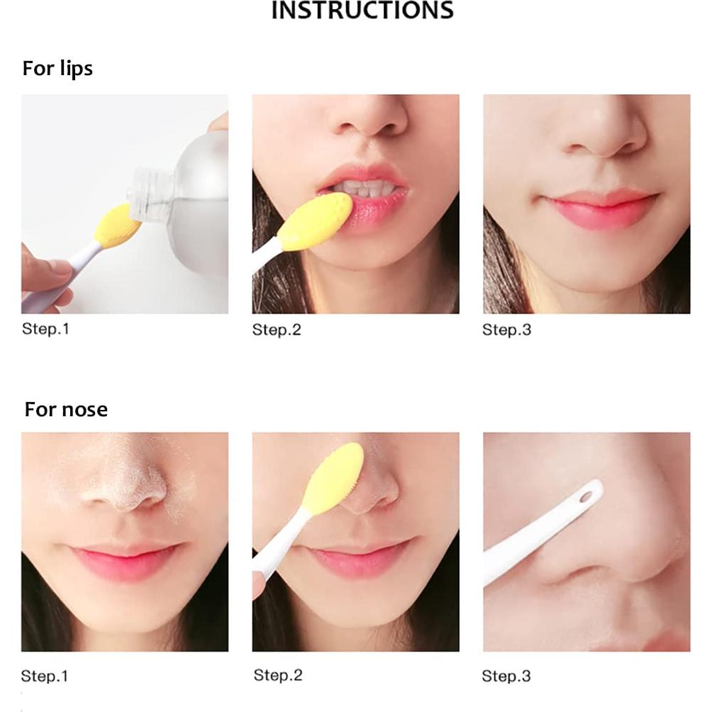 Paquete de 18 Cepillos Exfoliantes de Silicona Doromy