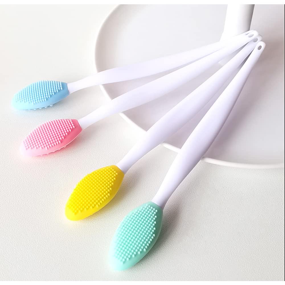 Paquete de 18 Cepillos Exfoliantes de Silicona Doromy