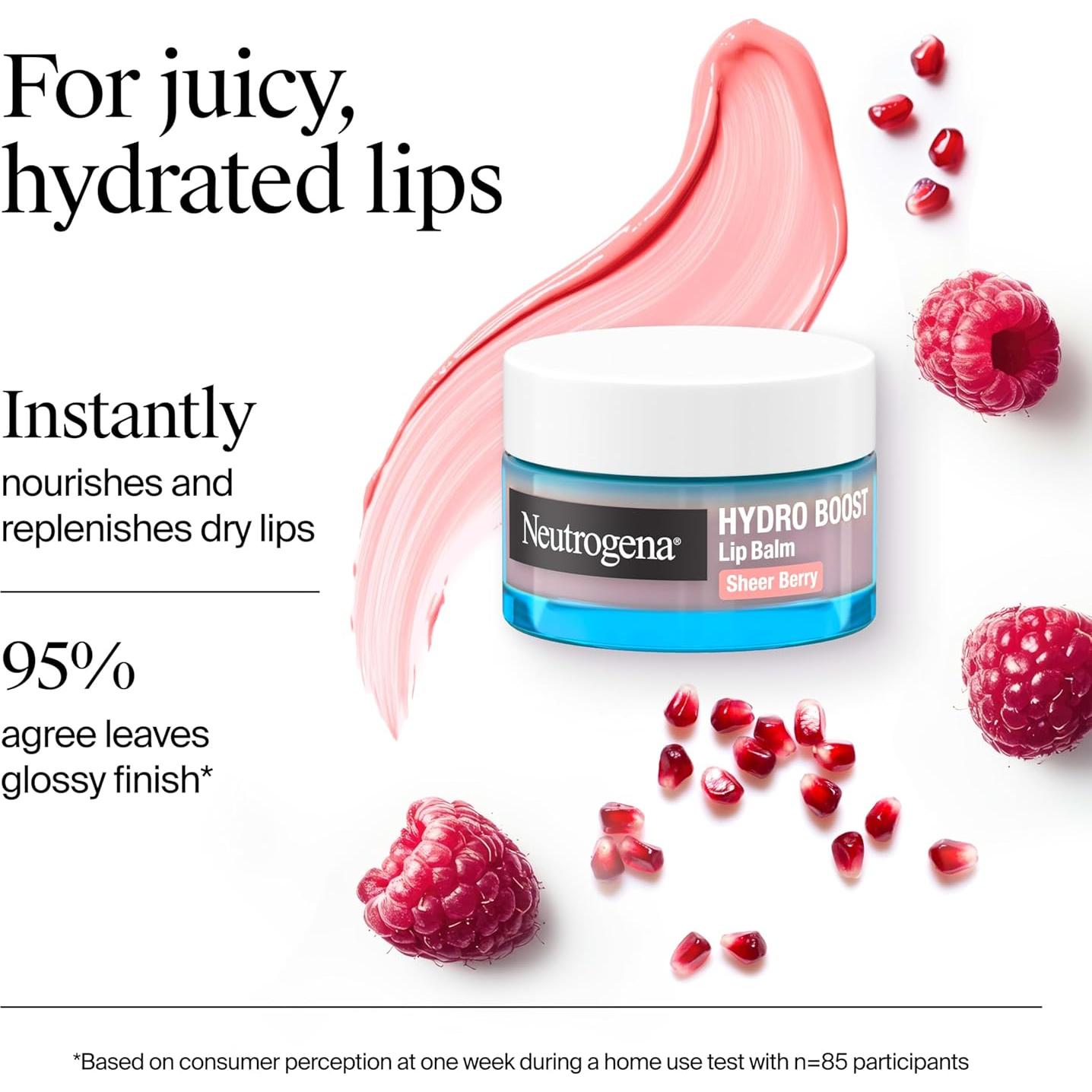 Bálsamo Labial Neutrogena Hydro Boost 14.17 g Rosa Transparente