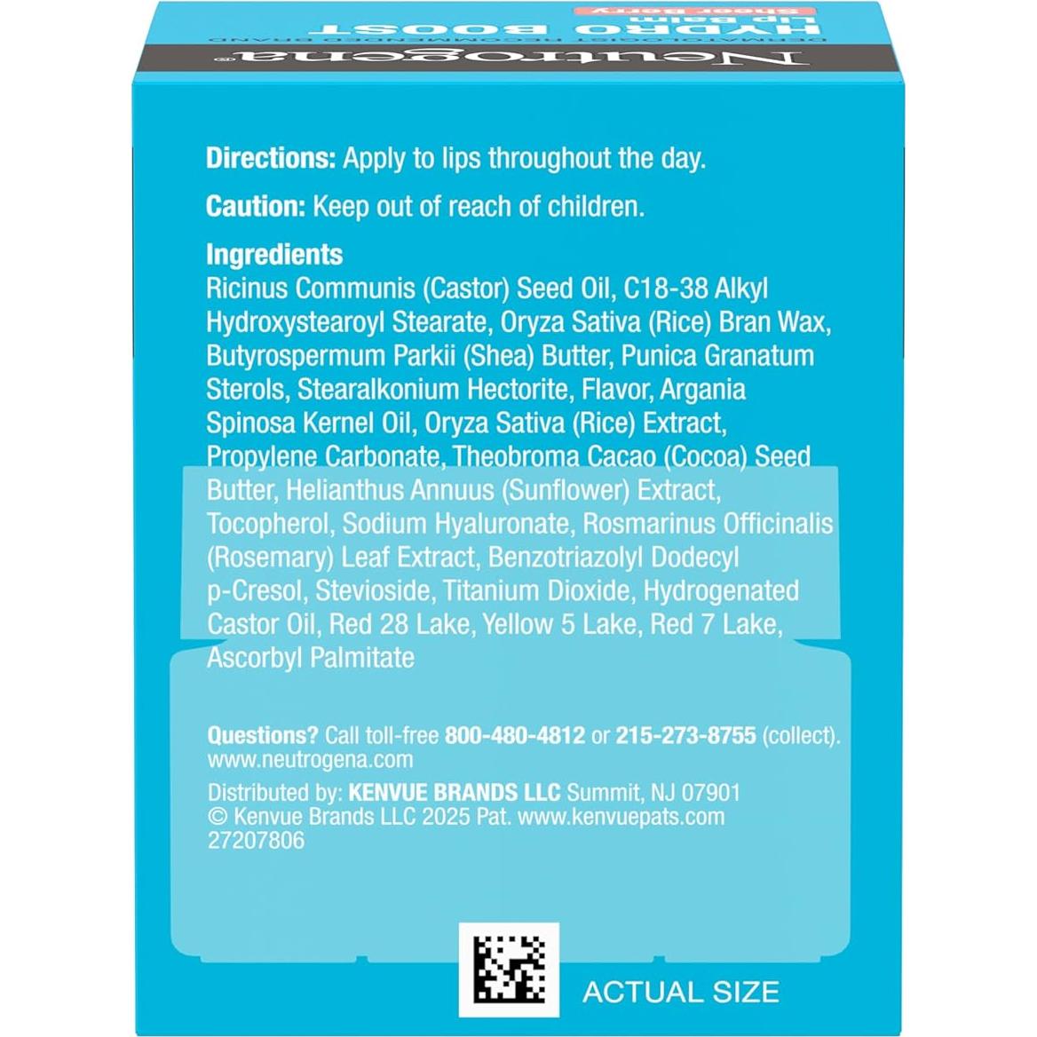 Bálsamo Labial Neutrogena Hydro Boost 14.17 g Rosa Transparente